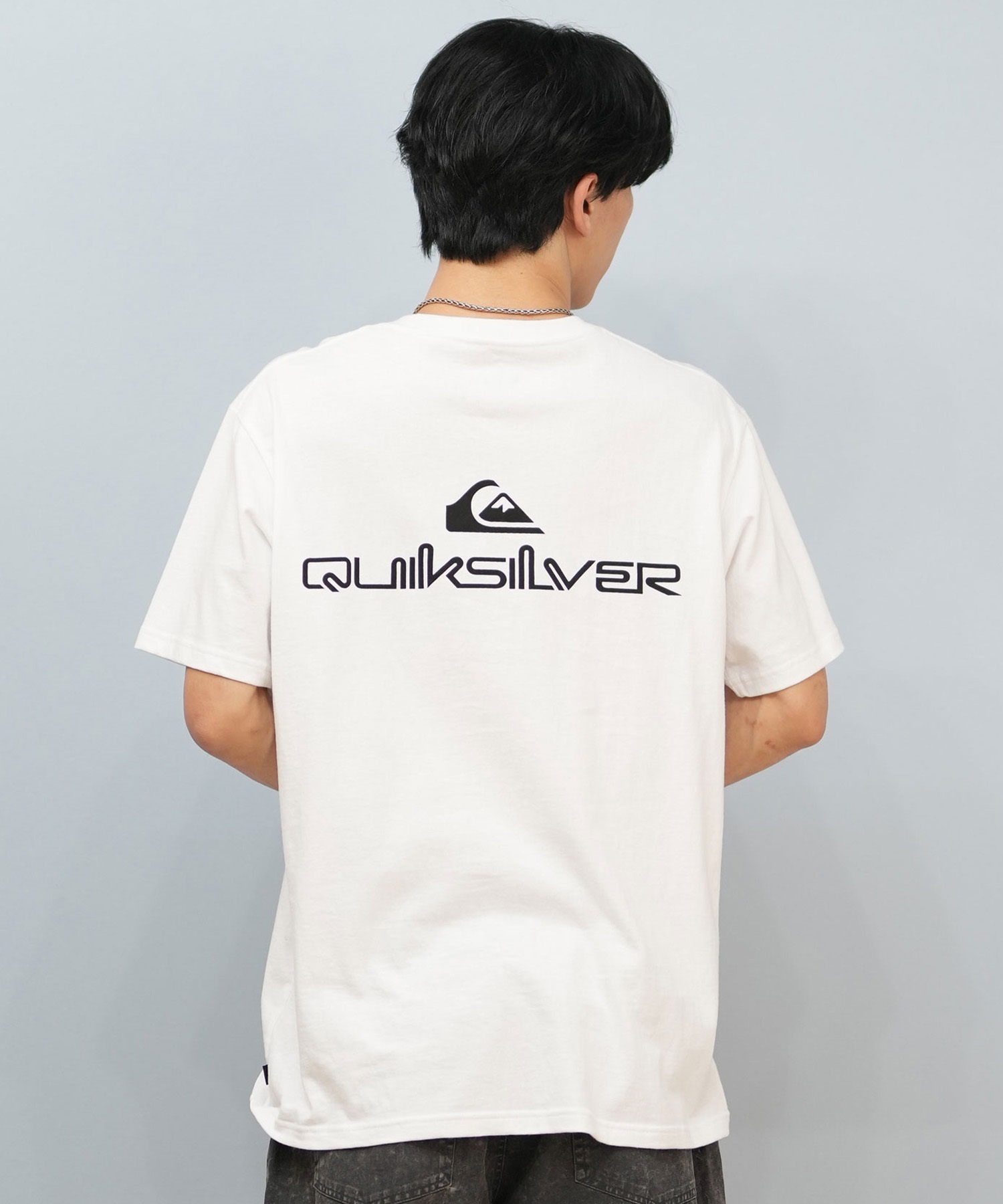 QUIKSILVER クイックシルバー 半袖 Tシャツ メンズ ロゴ フロント