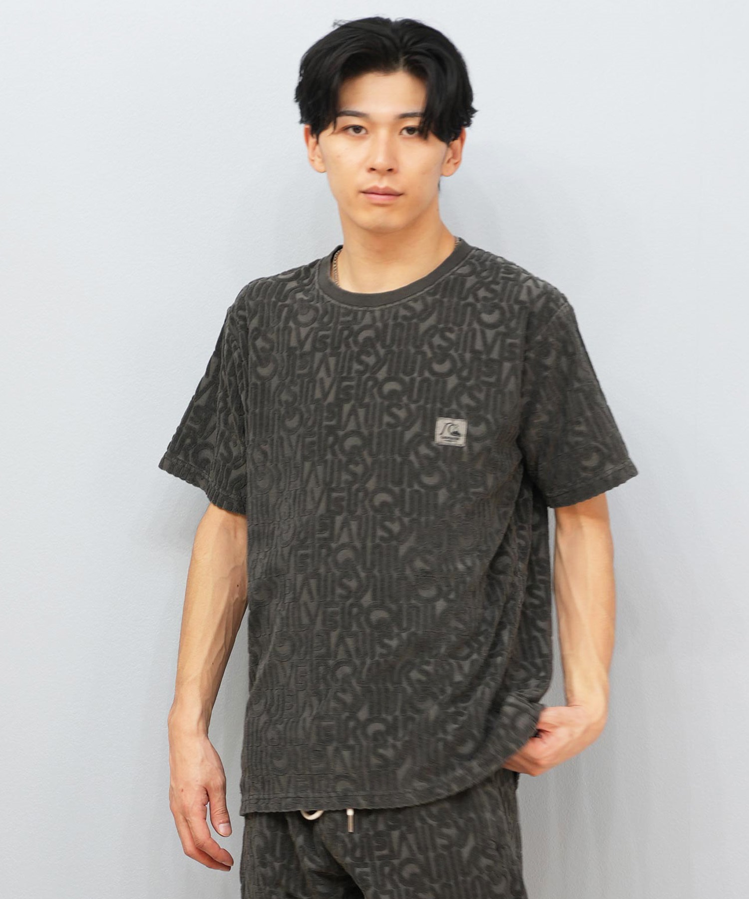 QUIKSILVER クイックシルバー 半袖 Tシャツ メンズ パイル生地