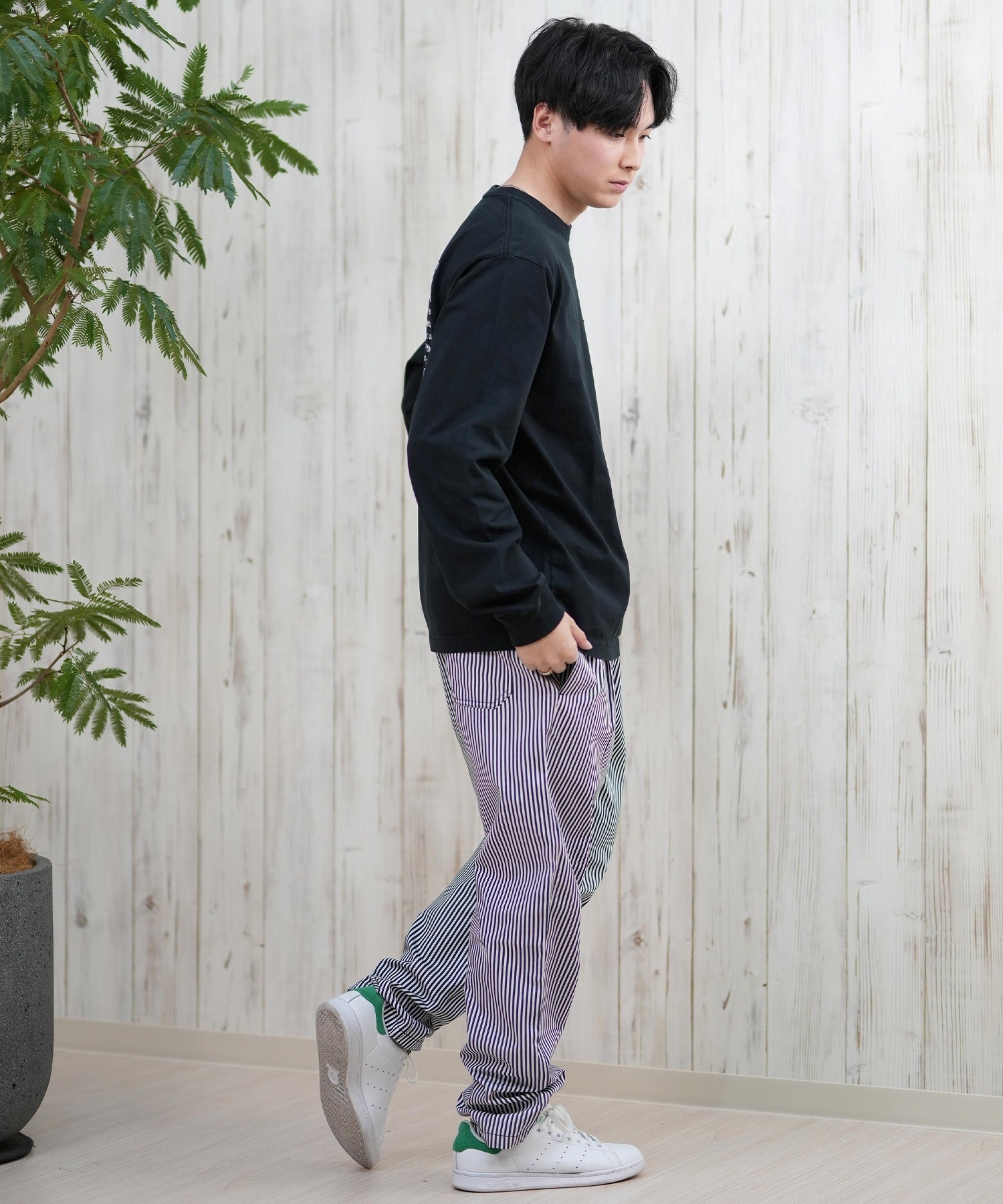 QUIKSILVER クイックシルバー メンズ 長袖Tシャツ ロンT シンプル ユニ