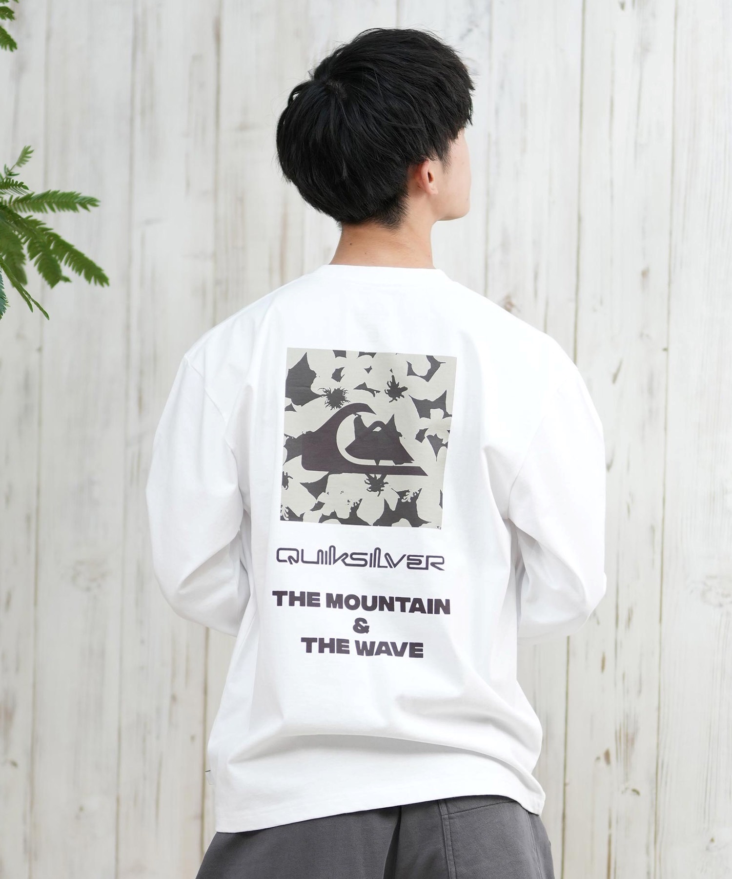 QUIKSILVER クイックシルバー メンズ 長袖Tシャツ ロンT ボックスロゴ