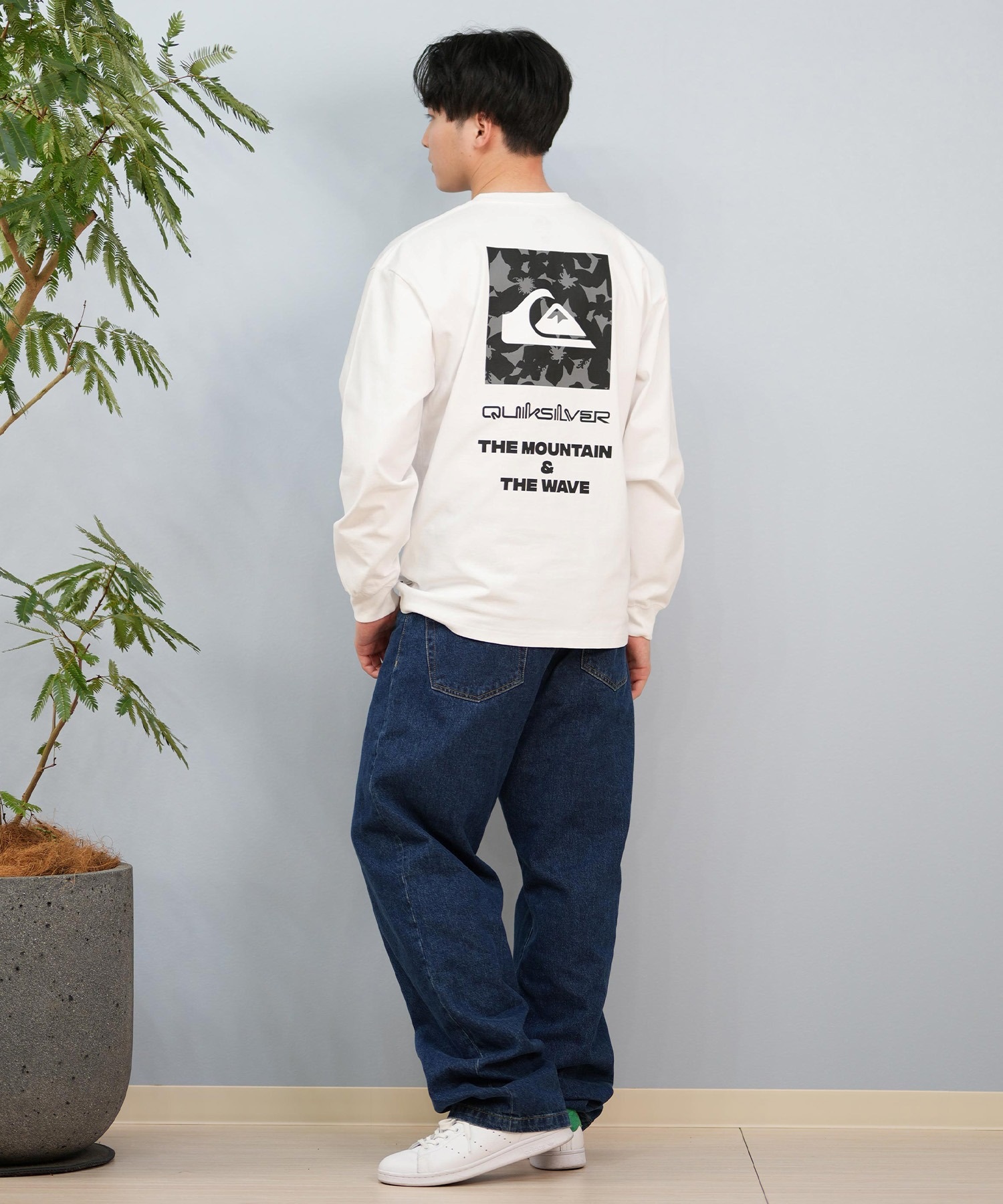 QUIKSILVER クイックシルバー メンズ 長袖Tシャツ ロンT ボックスロゴ