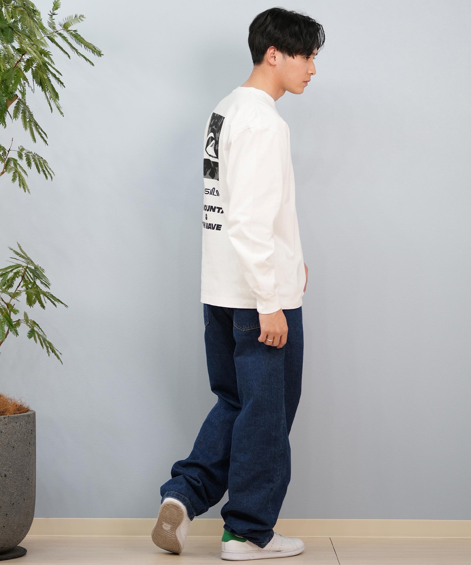 QUIKSILVER クイックシルバー メンズ 長袖Tシャツ ロンT ボックスロゴ