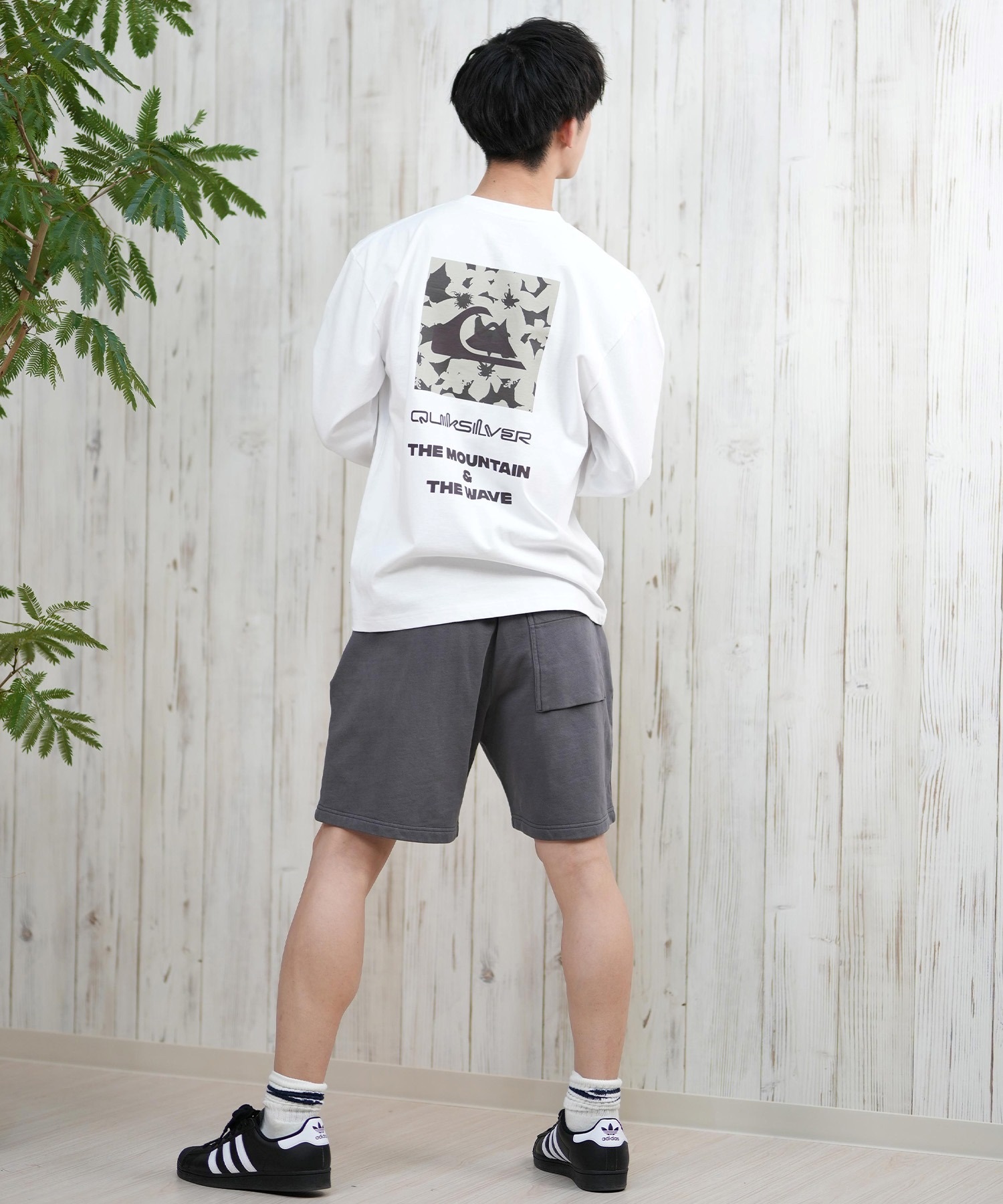 QUIKSILVER クイックシルバー メンズ 長袖Tシャツ ロンT ボックスロゴ