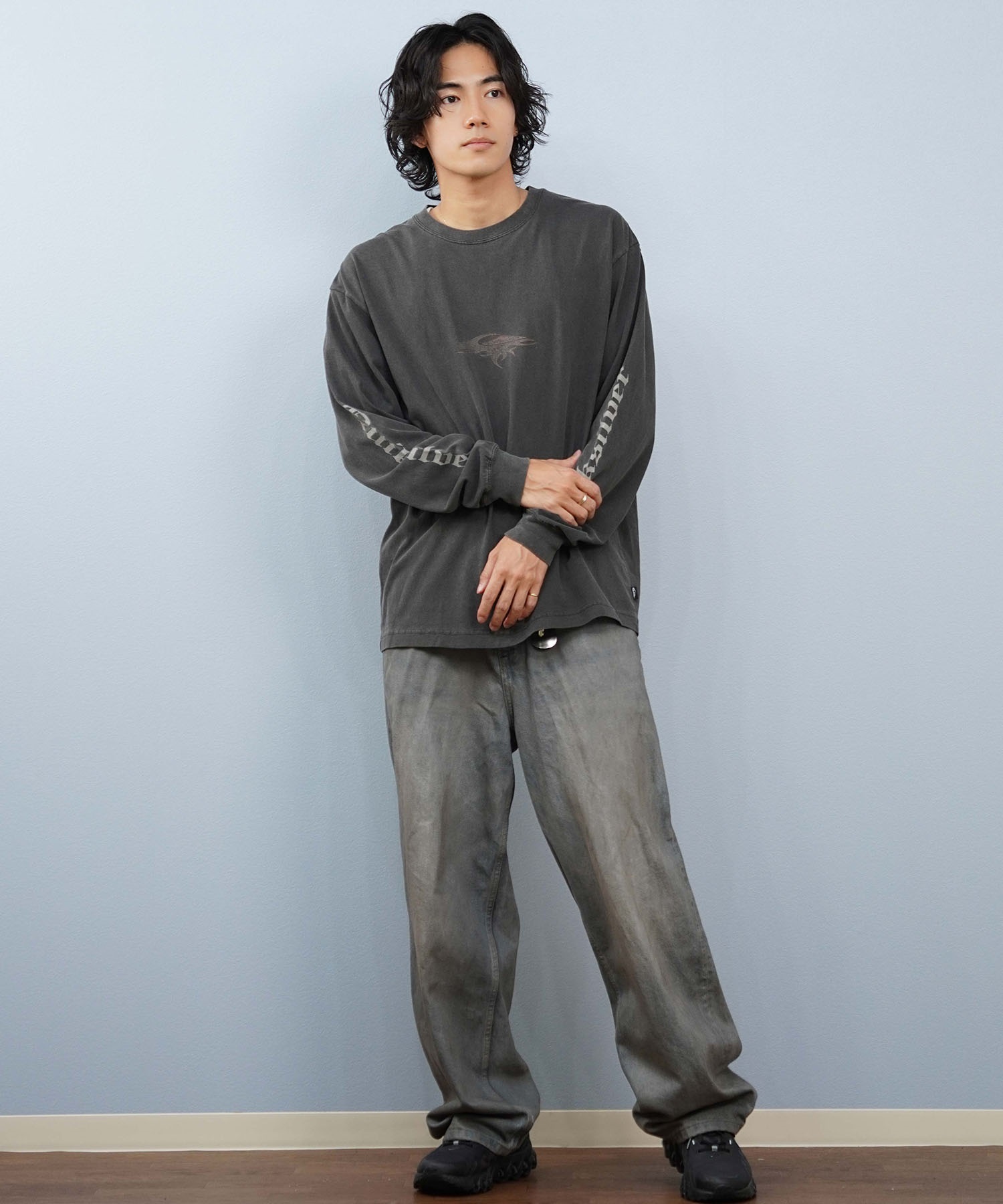 STONE  06aw ロゴ ロンt 長袖カットソー 短丈 STONE ISLAND 【SALE】【並行輸入品】ストーンアイランド ロンT