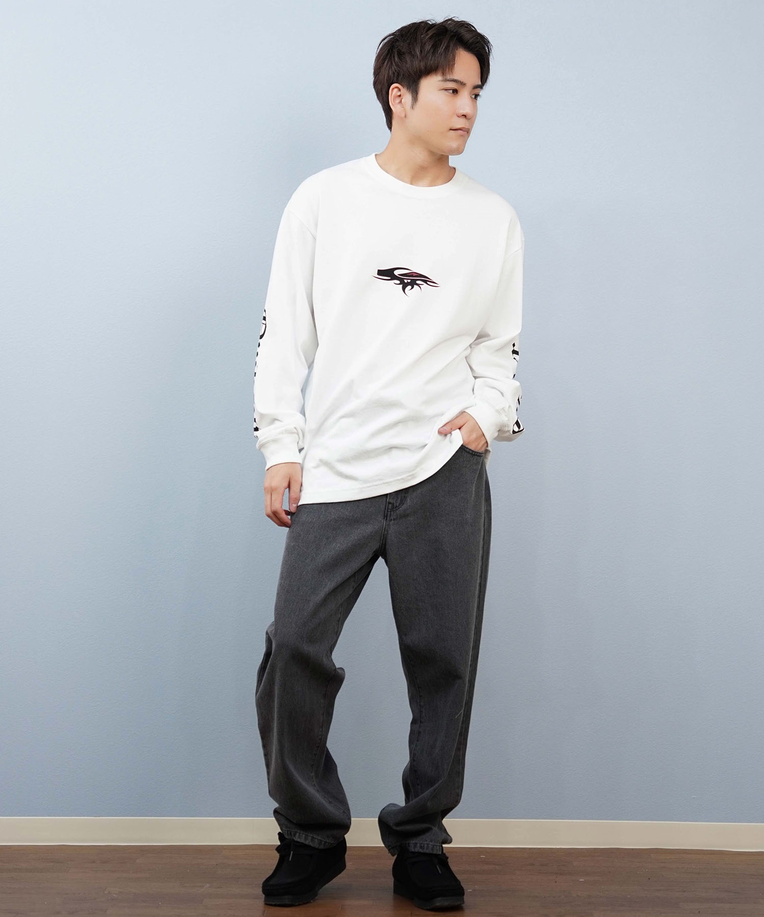 QUIKSILVER クイックシルバー 長袖 Tシャツ ロンT メンズ ロゴ MK OLD