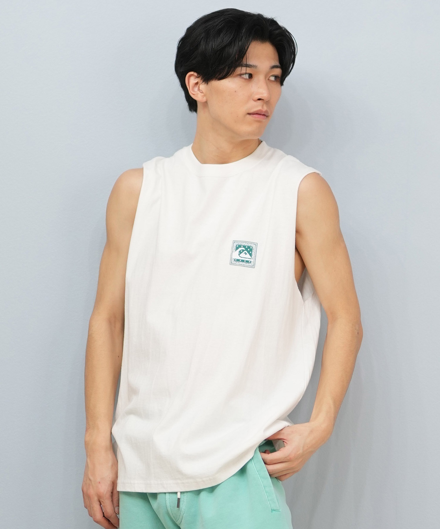 QUIKSILVER クイックシルバー タンクトップ メンズ バックプリント