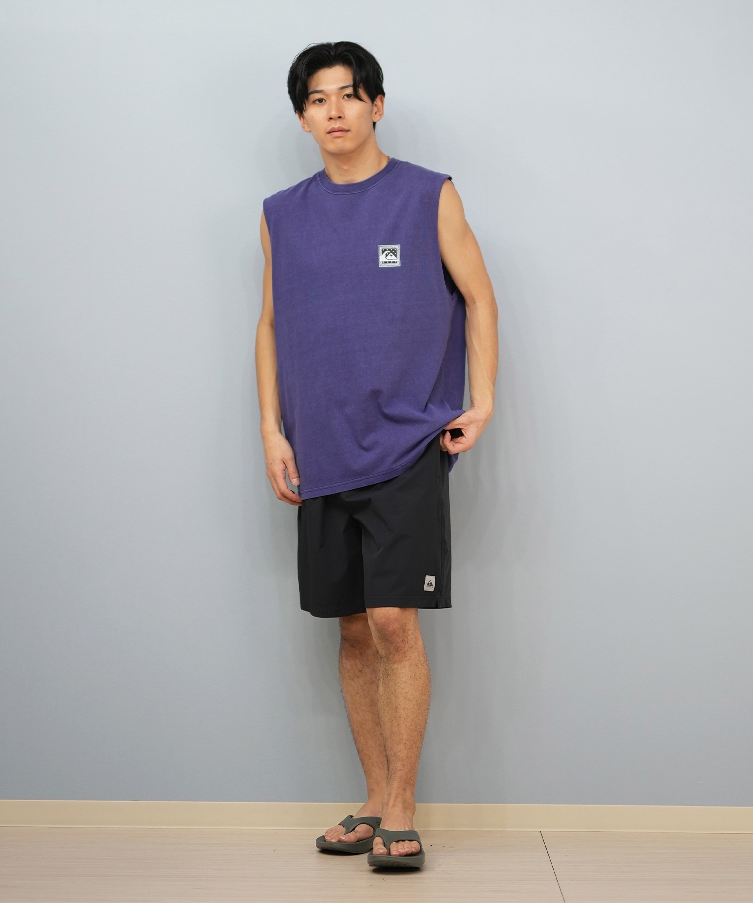 QUIKSILVER クイックシルバー タンクトップ メンズ バックプリント
