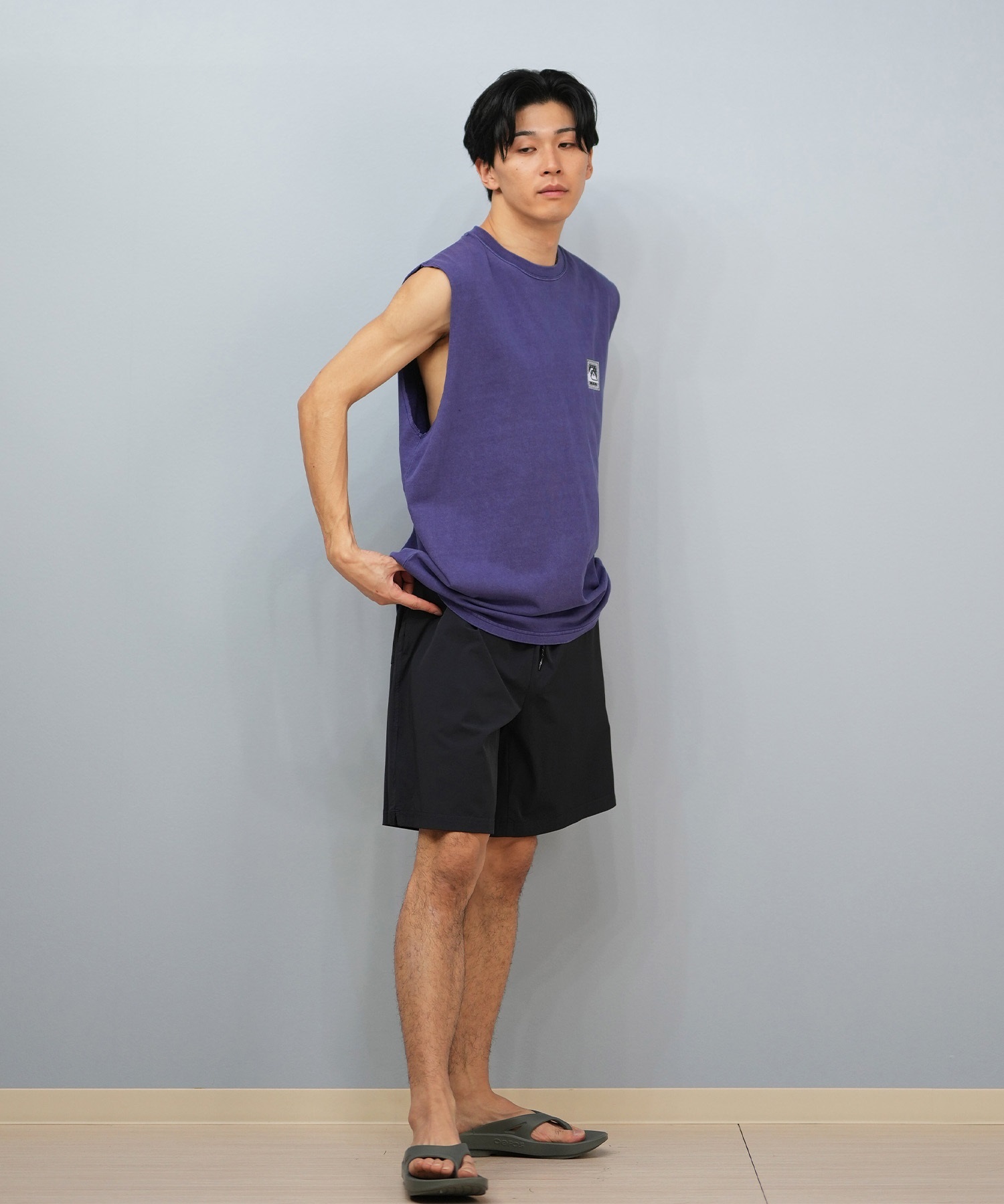 QUIKSILVER クイックシルバー タンクトップ メンズ バックプリント