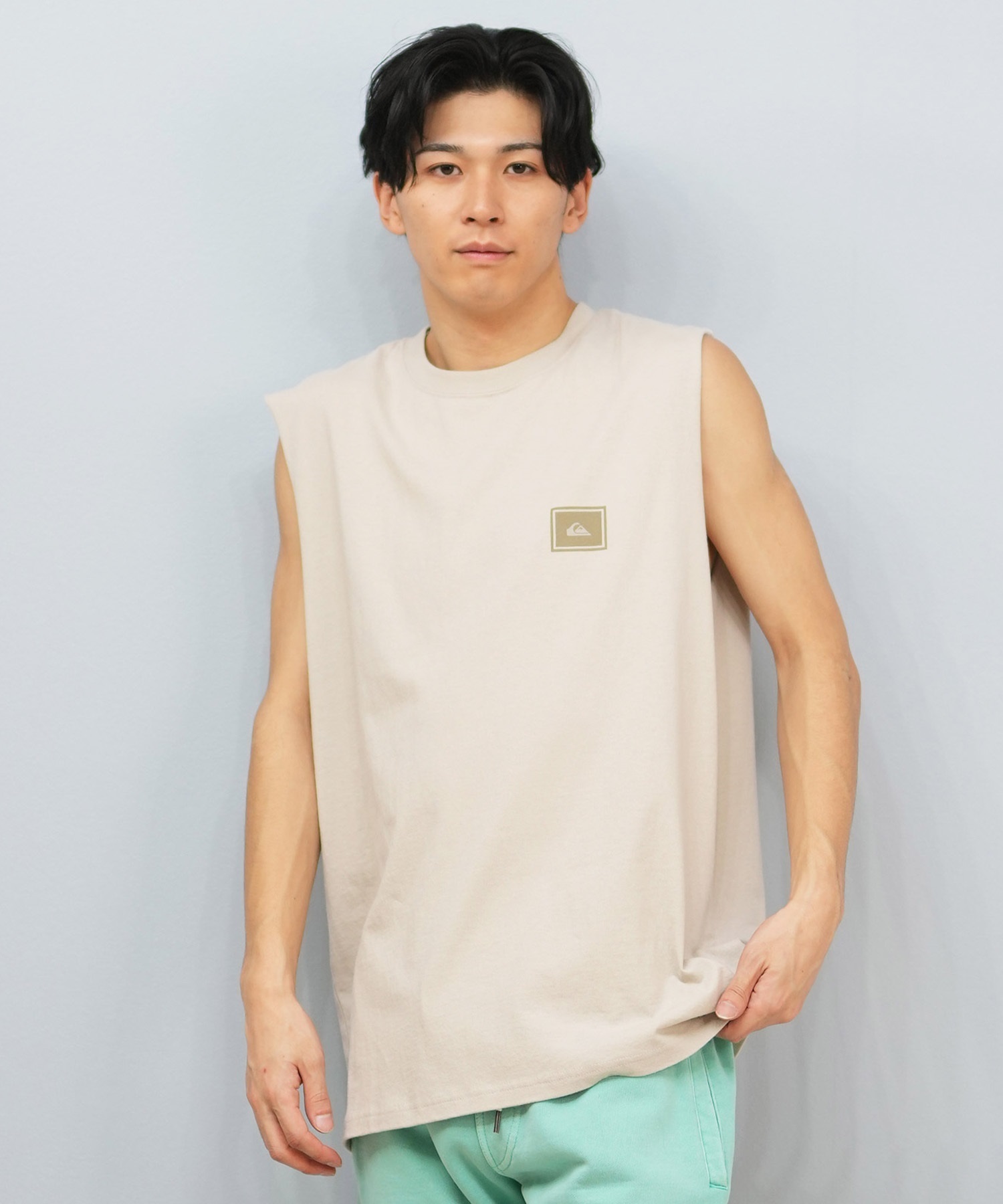 QUIKSILVER クイックシルバー タンクトップ メンズ バックプリント