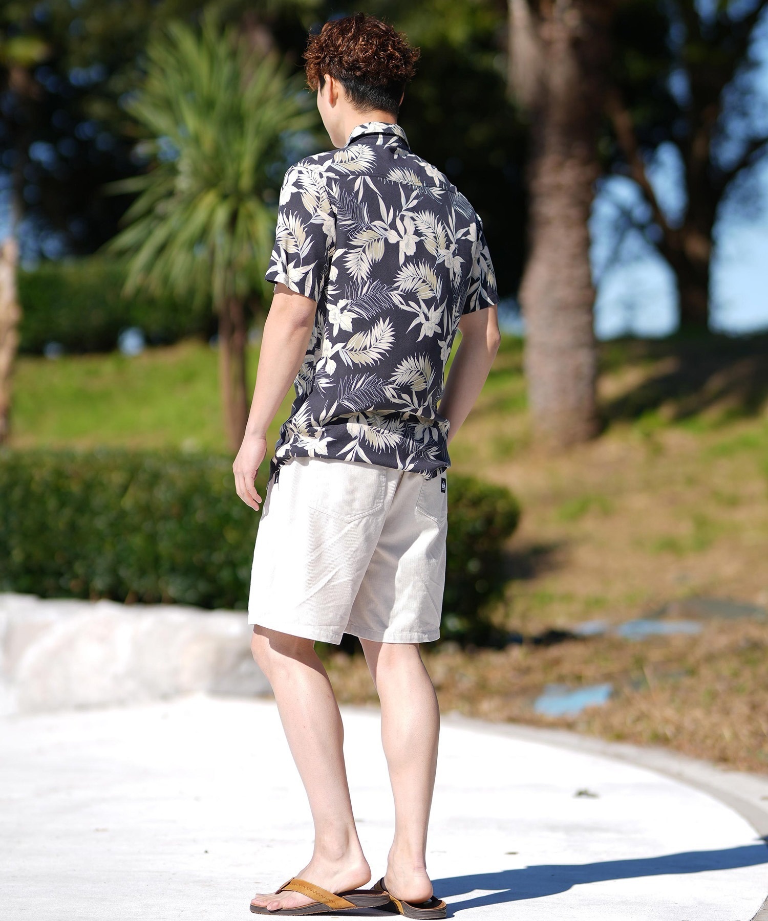 アロハ QUIKSILVER クイックシルバー 半袖 シャツ メンズ アロハシャツ