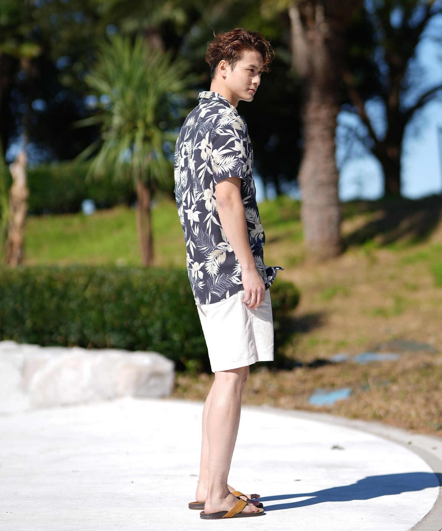 QUIKSILVER クイックシルバー 半袖 シャツ メンズ アロハシャツ