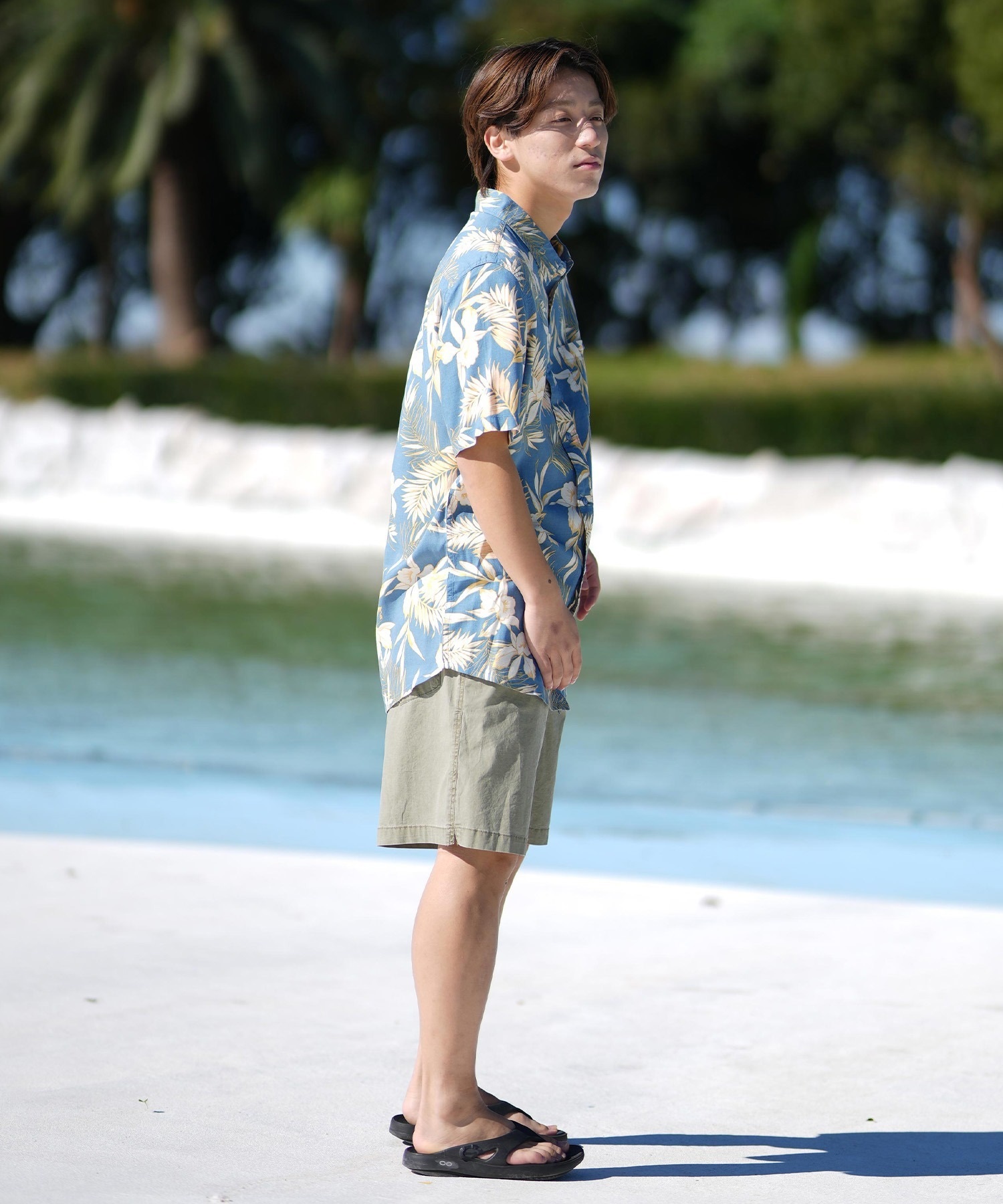 QUIKSILVER クイックシルバー 半袖 シャツ メンズ アロハシャツ