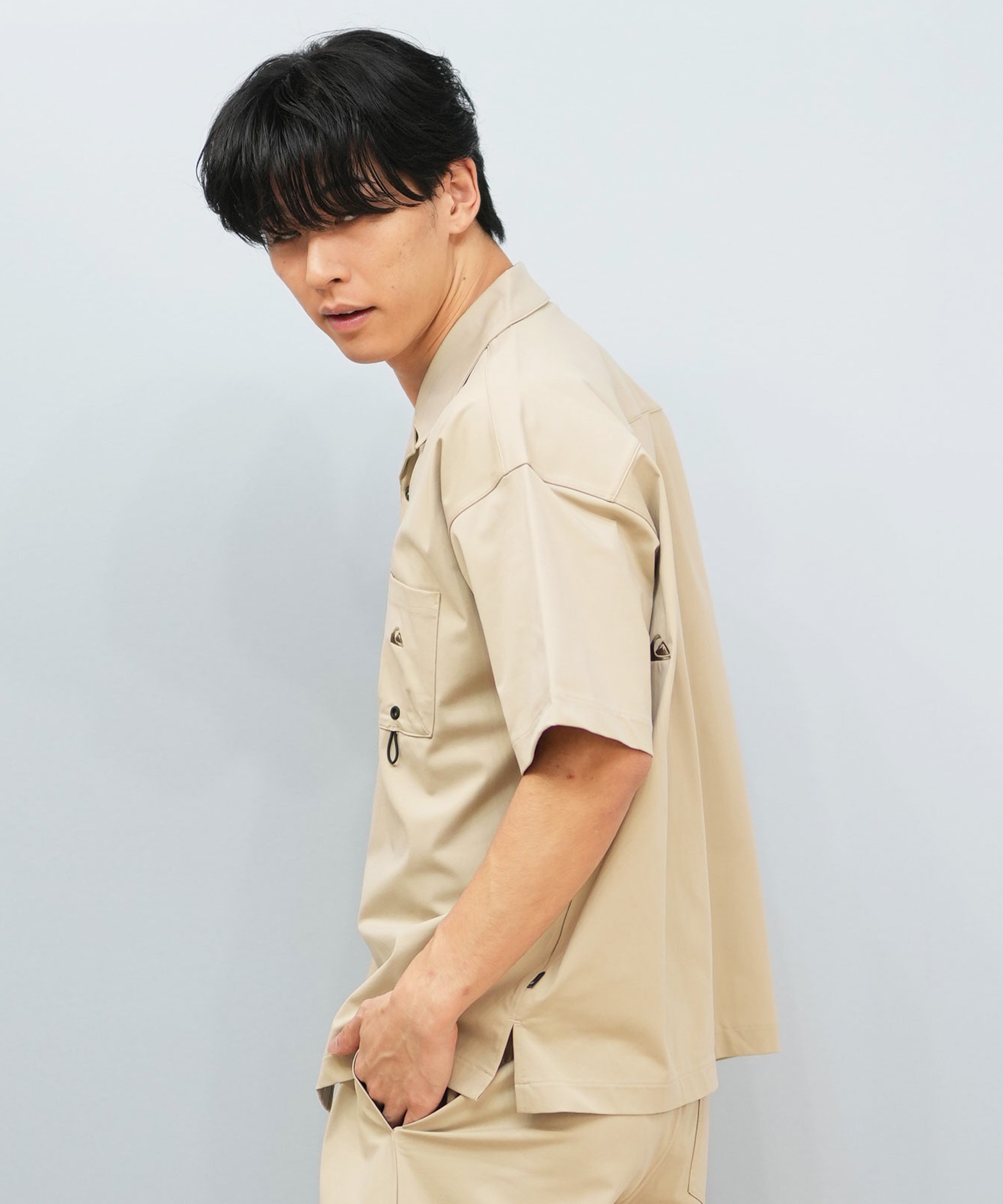 QUIKSILVER クイックシルバー 半袖 シャツ メンズ ポケット ワン