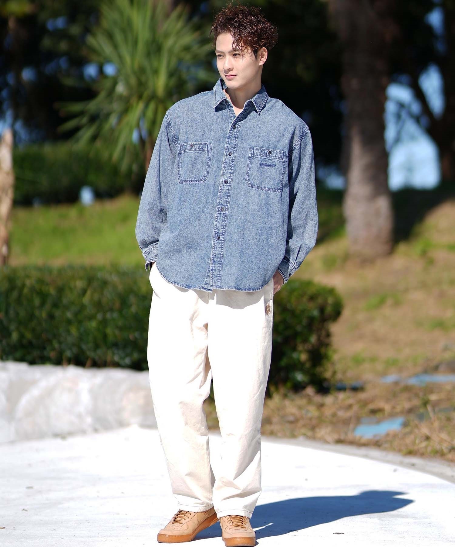 QUIKSILVER クイックシルバー 長袖 シャツ メンズ デニムシャツ ワン