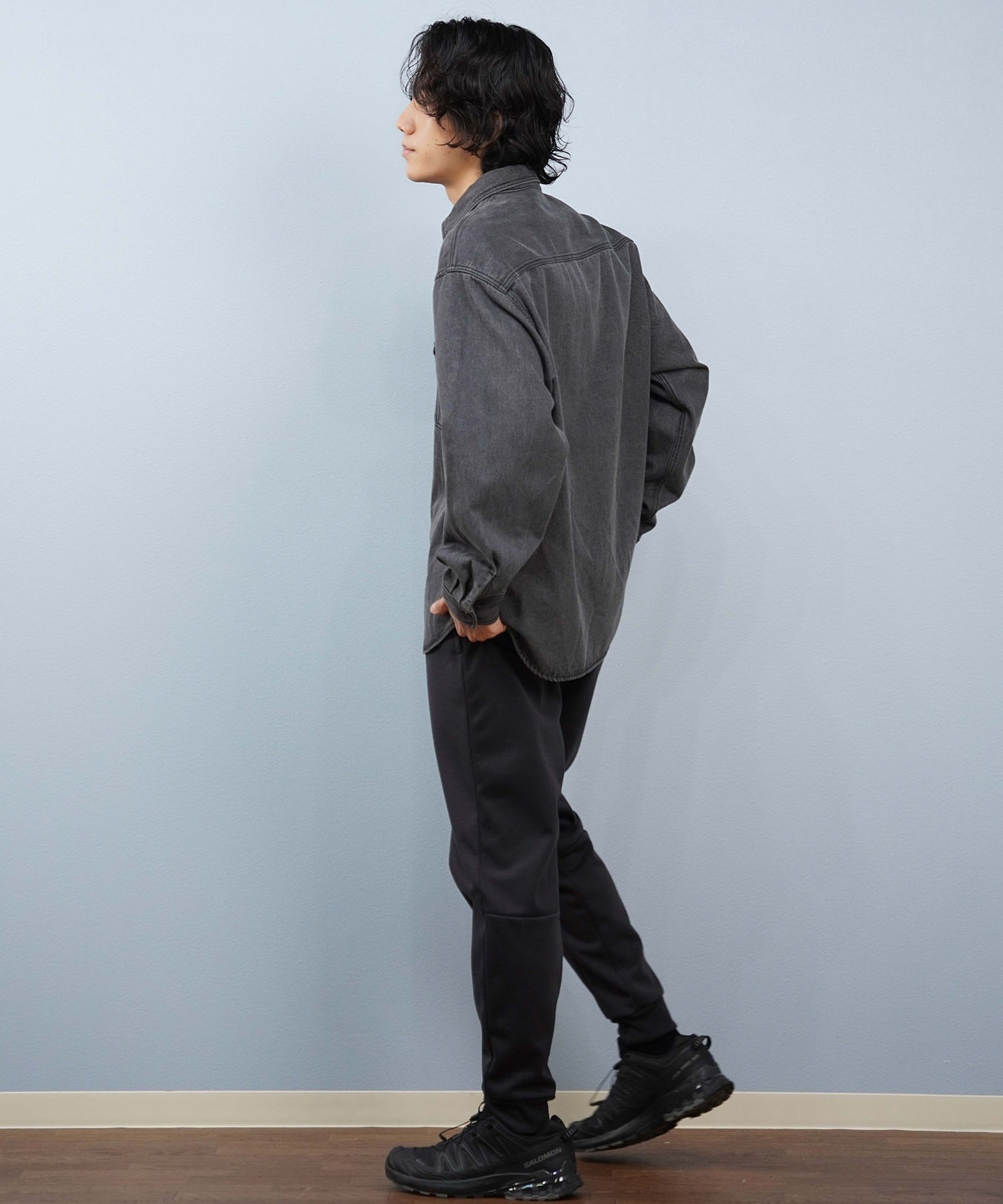 QUIKSILVER クイックシルバー 長袖 シャツ メンズ デニムシャツ