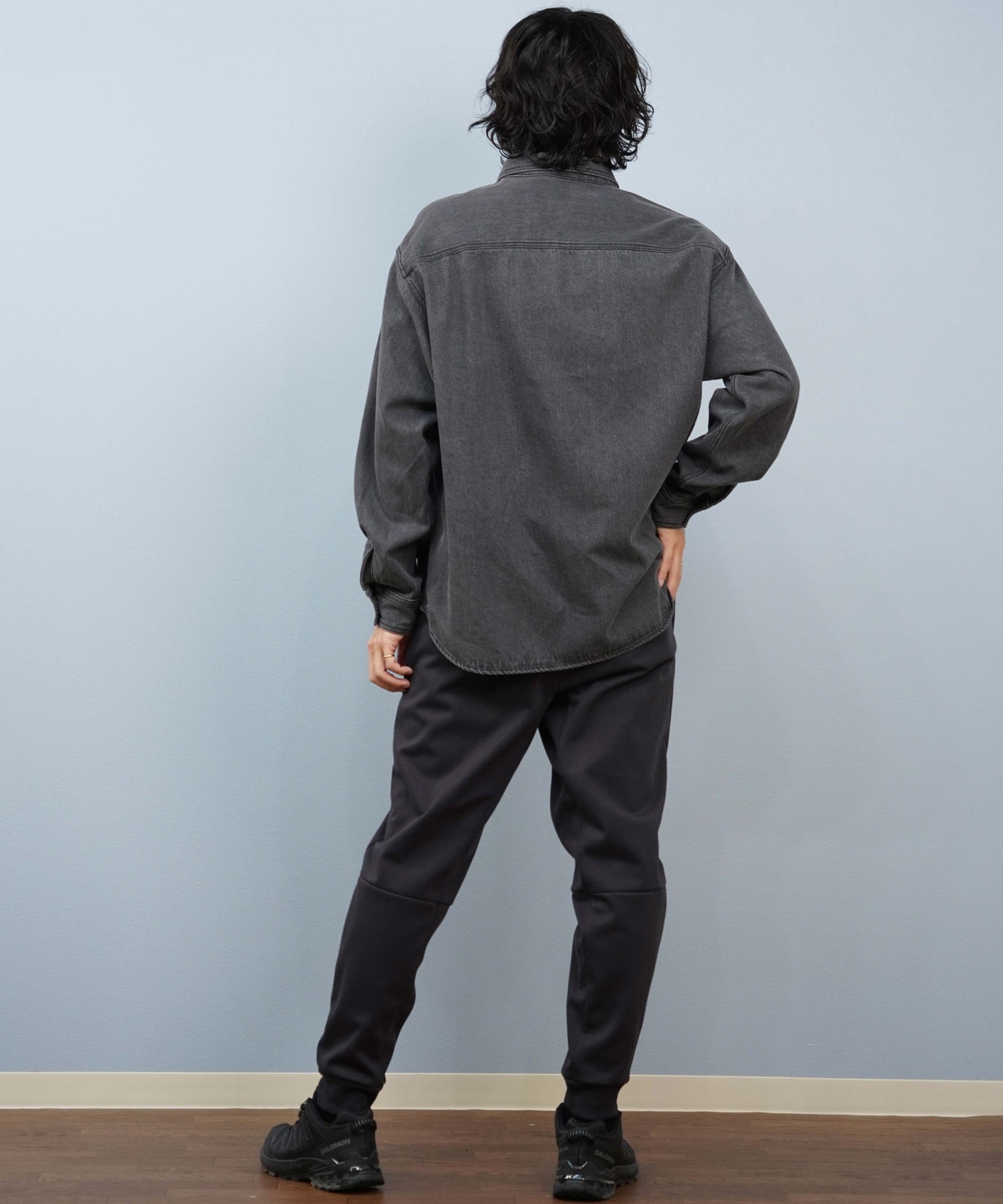 QUIKSILVER クイックシルバー 長袖 シャツ メンズ デニムシャツ