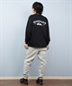 QUIKSILVER クイックシルバー ロングパンツ メンズ WR DOUBLE LOGO PANT フリースパンツ 防風 撥水 セットアップ対応 QPT254003(BLK-M)