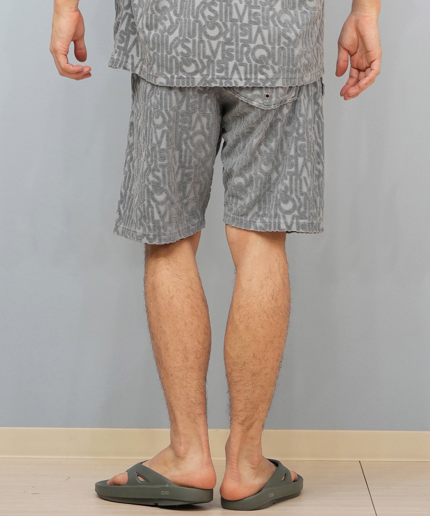 サルセーションウェア　ハーフパンツ【M】　グレー QUIKSILVER クイックシルバー ハーフパンツ ショートパンツ メンズ