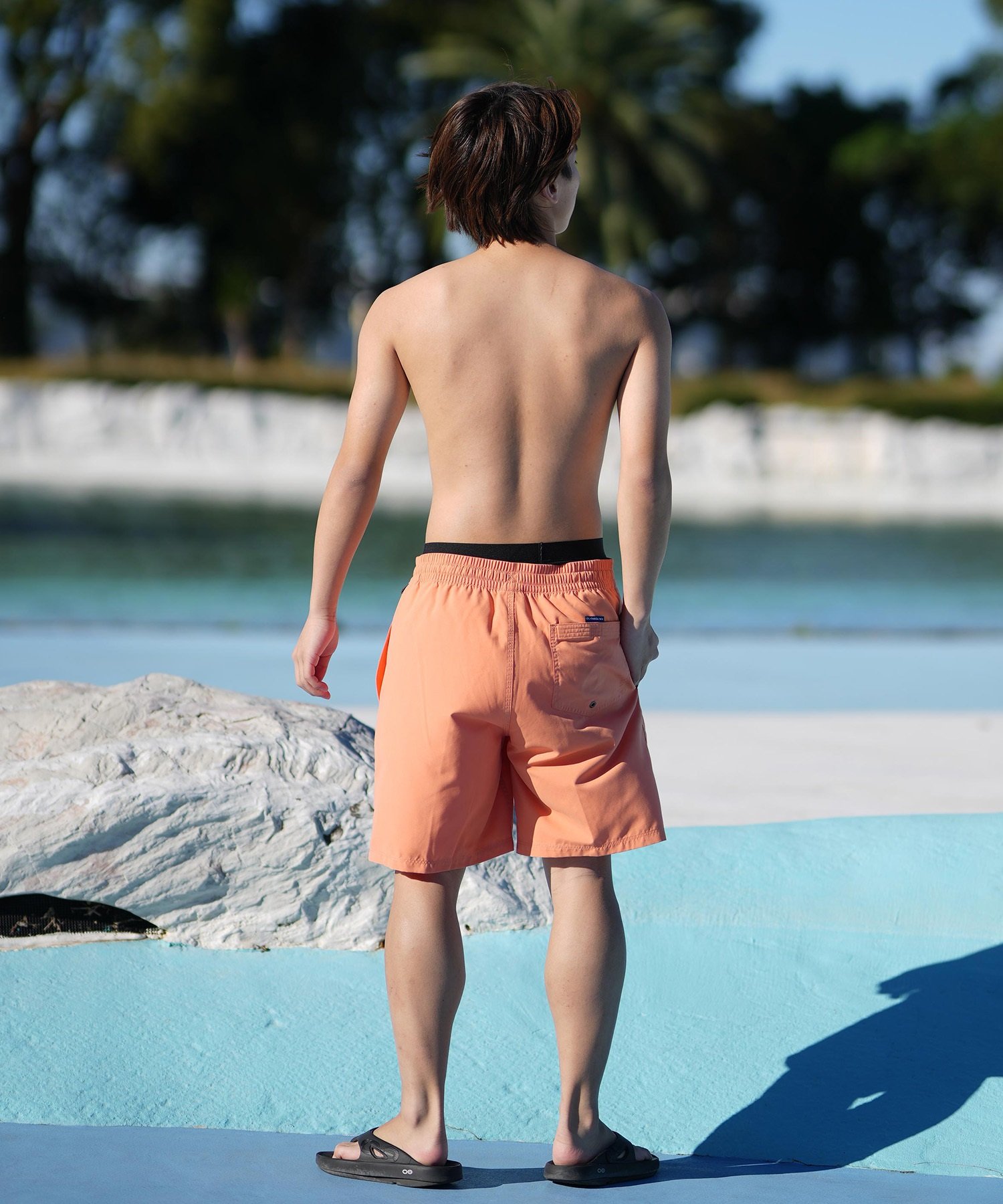 QUIKSILVER クイックシルバー 水着 海パン トランクス サーフパンツ メンズ ボードショーツ 19インチ EVERYDAY SOLID VOLLEY 19 EQYJV04137(KVJ0-S)