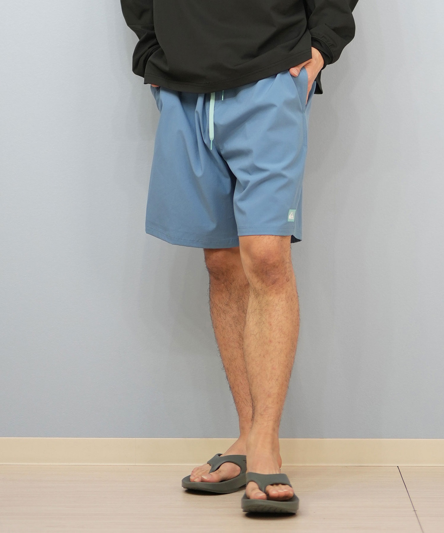 QUIKSILVER クイックシルバー 水着 海パン トランクス サーフパンツ メンズ ボードショーツ 水陸両用 19インチ QBS252006(KVJ0-M)