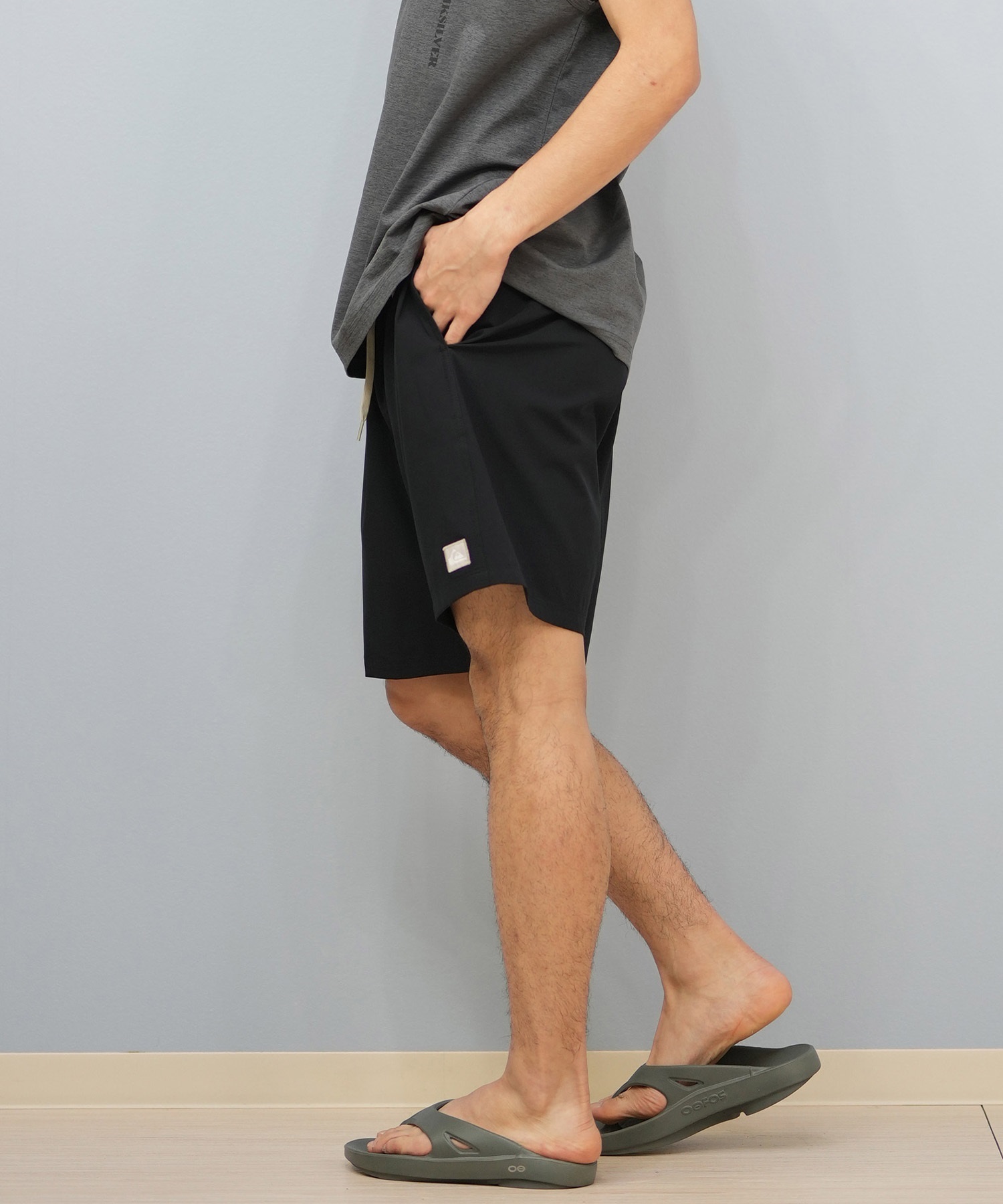 QUIKSILVER クイックシルバー 水着 海パン トランクス サーフパンツ メンズ ボードショーツ 水陸両用 19インチ QBS252006(KVJ0-M)