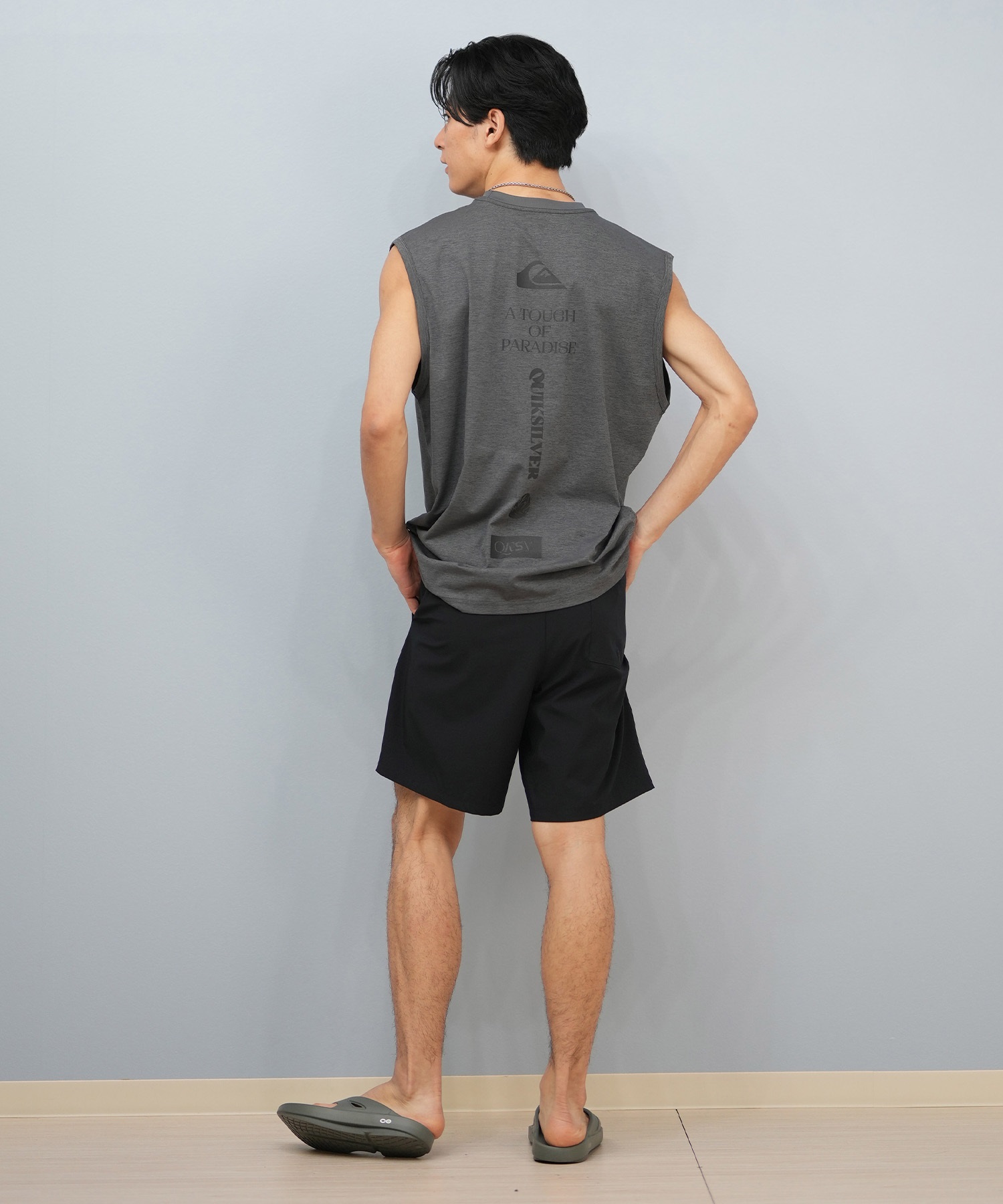 QUIKSILVER クイックシルバー 水着 海パン トランクス サーフパンツ メンズ ボードショーツ 水陸両用 19インチ QBS252006(KVJ0-M)