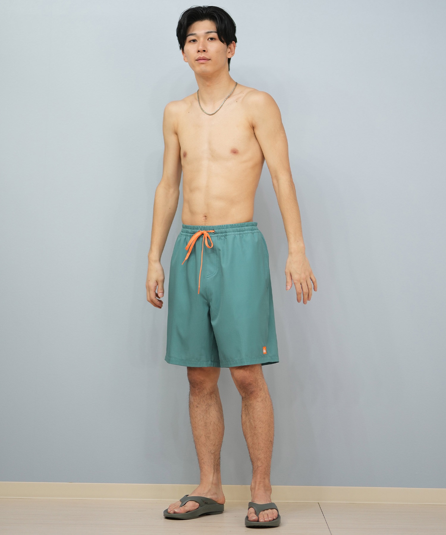 QUIKSILVER クイックシルバー 水着 海パン トランクス サーフパンツ メンズ ボードショーツ 水陸両用 19インチ QBS252006(KVJ0-M)