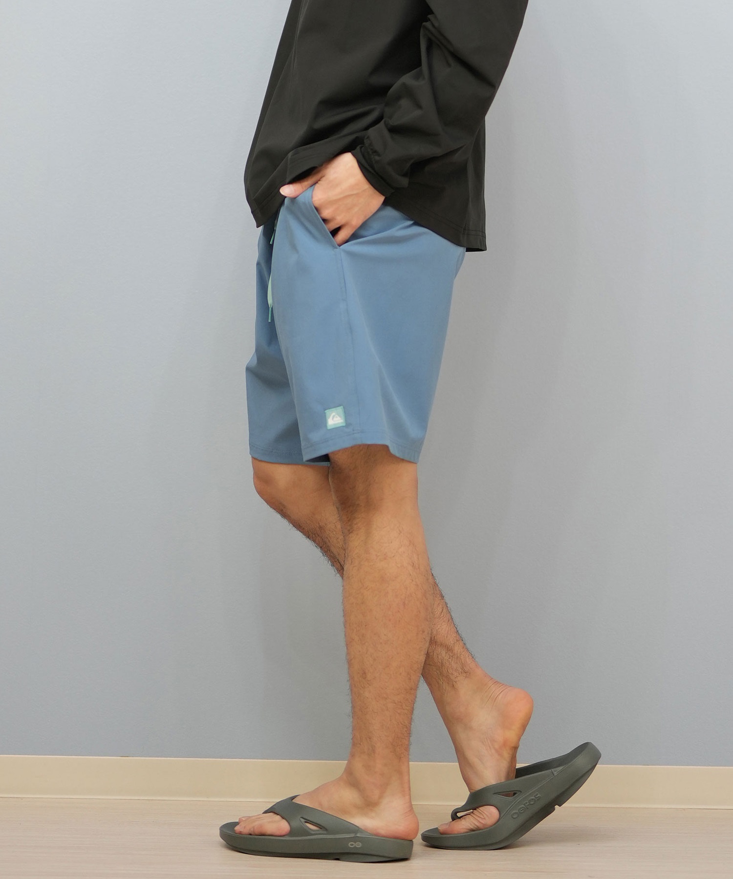 QUIKSILVER クイックシルバー 水着 海パン トランクス サーフパンツ メンズ ボードショーツ 水陸両用 19インチ QBS252006(KVJ0-M)