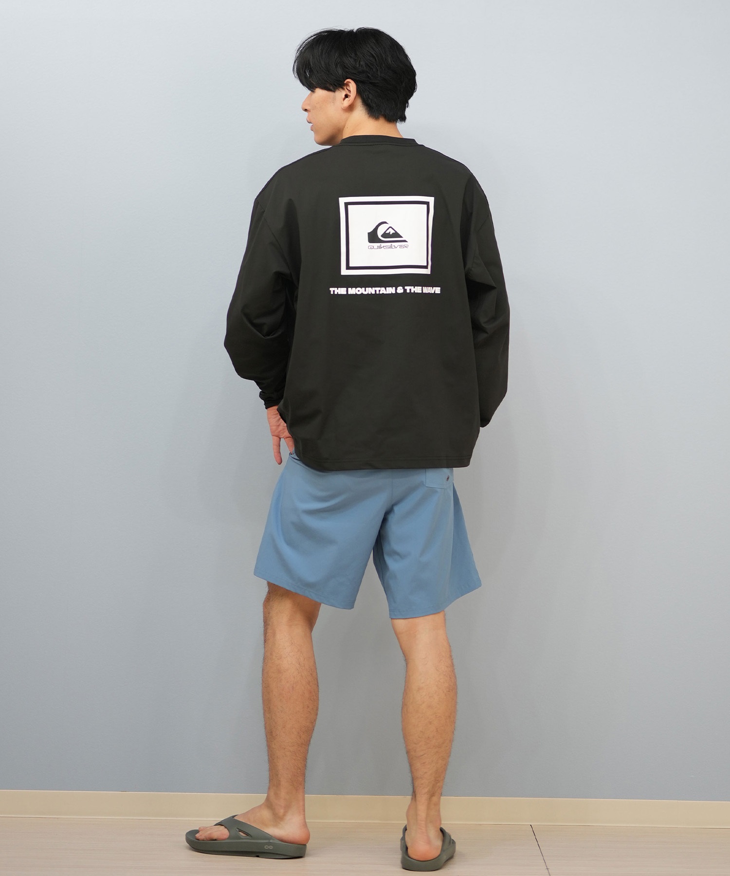 QUIKSILVER クイックシルバー 水着 海パン トランクス サーフパンツ メンズ ボードショーツ 水陸両用 19インチ QBS252006(KVJ0-M)