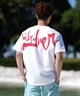 QUIKSILVER クイックシルバー ラッシュガード メンズ 半袖 Tシャツ バックプリント 水陸両用 UVカット QLY251019(WHT-M)