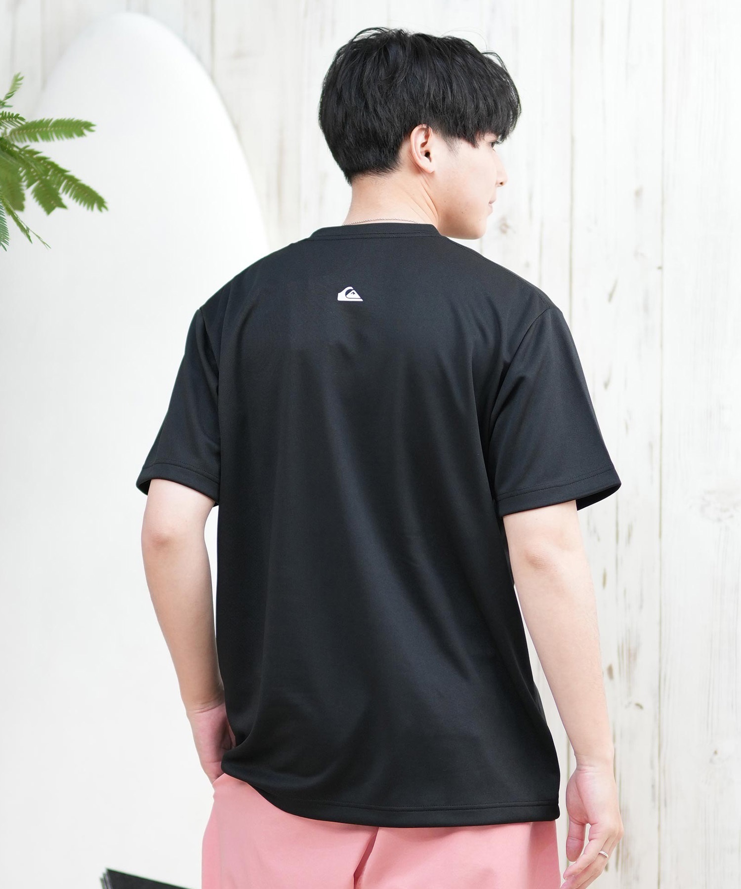 QUIKSILVER クイックシルバー ラッシュガード メンズ 半袖 Tシャツ 水陸両用 UVカット QLY251622M ムラサキスポーツ限定(WHT1-M)