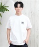 QUIKSILVER クイックシルバー ラッシュガード メンズ 半袖 Tシャツ バックプリント 水陸両用 UVカット QLY251624M ムラサキスポーツ限定(WHT1-M)