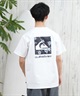 QUIKSILVER クイックシルバー ラッシュガード メンズ 半袖 Tシャツ バックプリント 水陸両用 UVカット QLY251624M ムラサキスポーツ限定(WHT1-M)