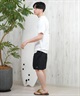 QUIKSILVER クイックシルバー ラッシュガード メンズ 半袖 Tシャツ バックプリント 水陸両用 UVカット QLY251624M ムラサキスポーツ限定(WHT1-M)