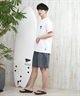 QUIKSILVER クイックシルバー ラッシュガード メンズ 半袖 Tシャツ バックプリント 水陸両用 UVカット QLY251624M ムラサキスポーツ限定(WHT1-M)