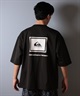 QUIKSILVER クイックシルバー ラッシュガード メンズ 半袖 Tシャツ バックプリント 水陸両用 UVカット QLY251625M ムラサキスポーツ限定(WHT-M)