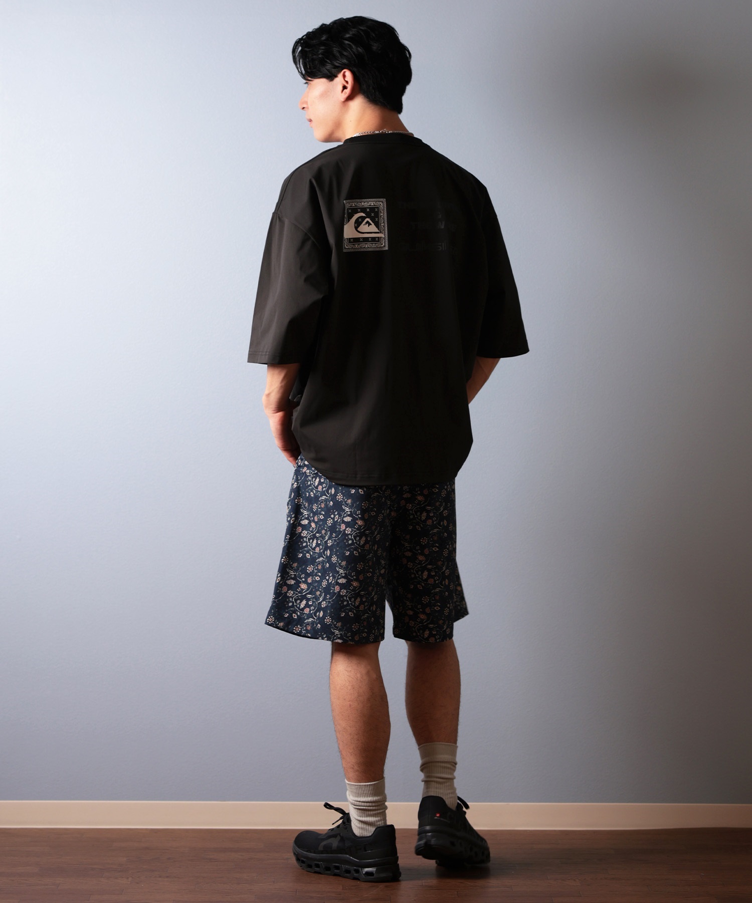 QUIKSILVER クイックシルバー ラッシュガード メンズ 半袖 Tシャツ