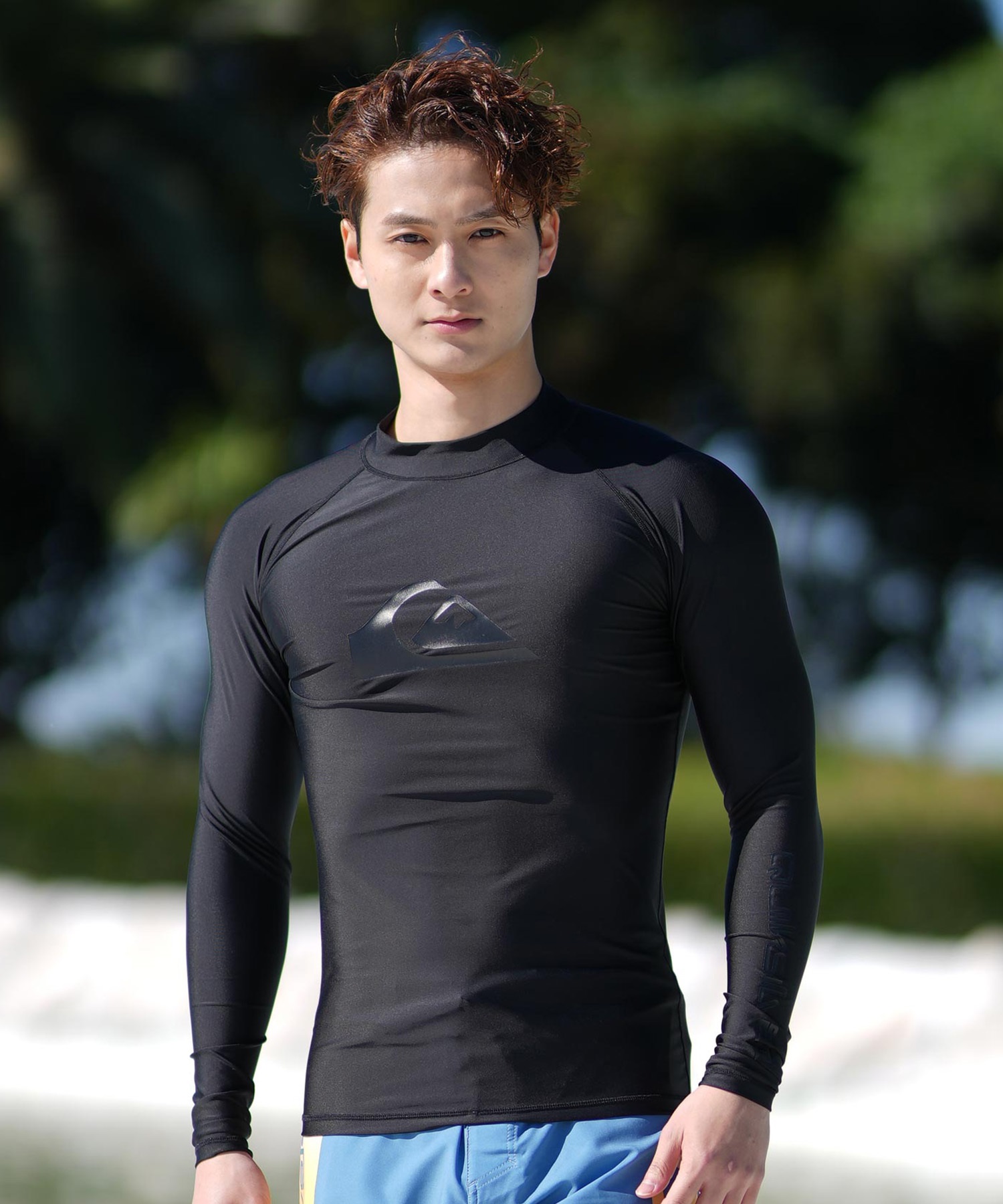 QUIKSILVER クイックシルバー 水着 ラッシュガード 長袖 Tシャツ