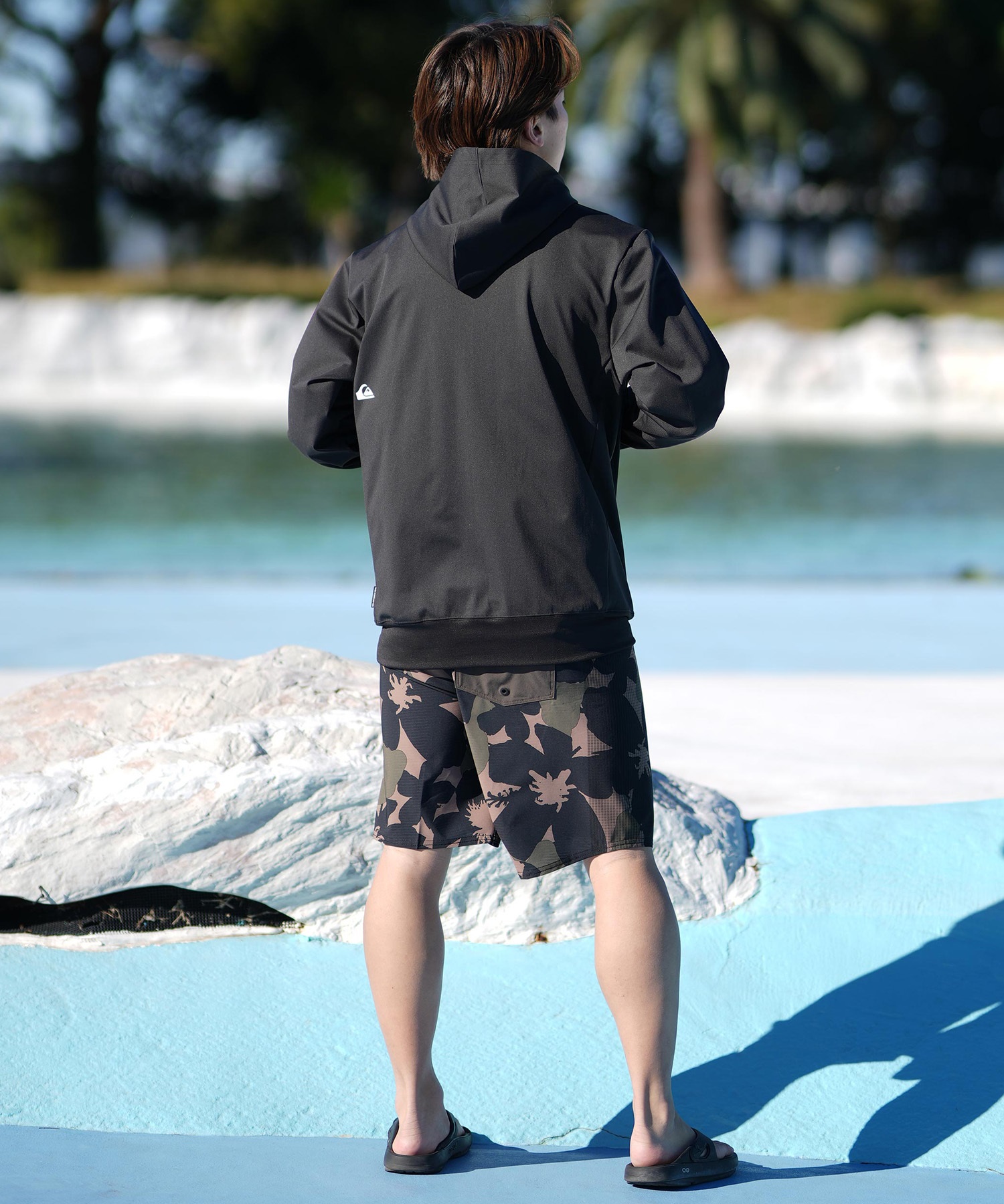 QUIKSILVER クイックシルバー 水着 ラッシュガード ジップアップ