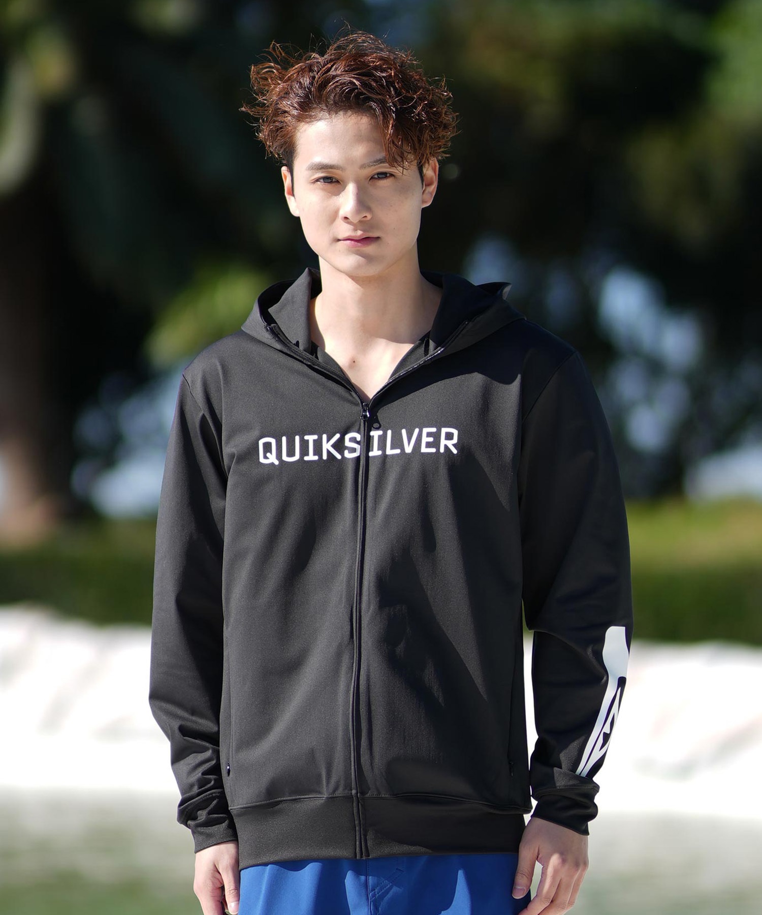 QUIKSILVER クイックシルバー 水着 ラッシュガード ジップアップ