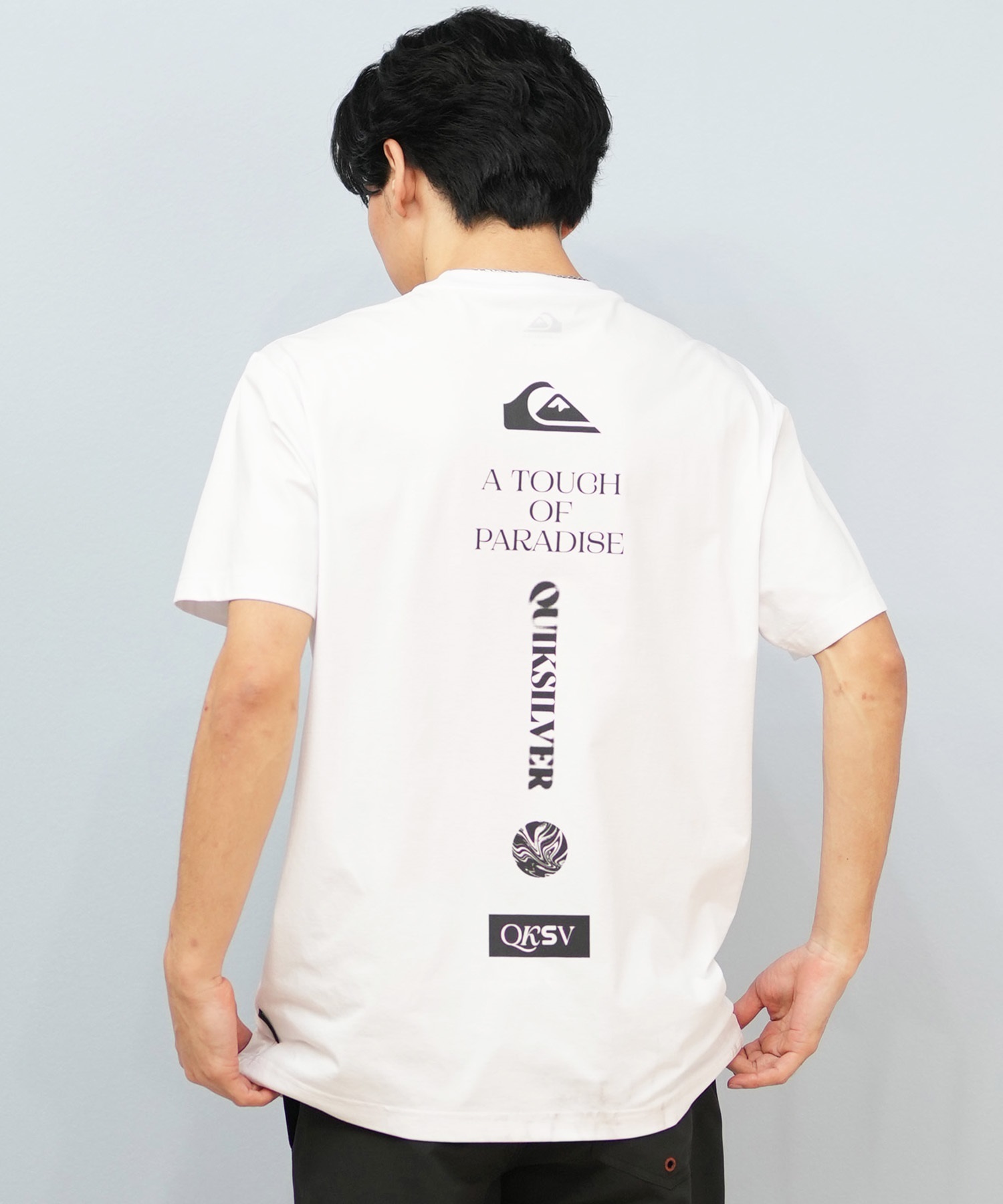 QUIKSILVER クイックシルバー 水着 ラッシュガード 半袖 Tシャツ 