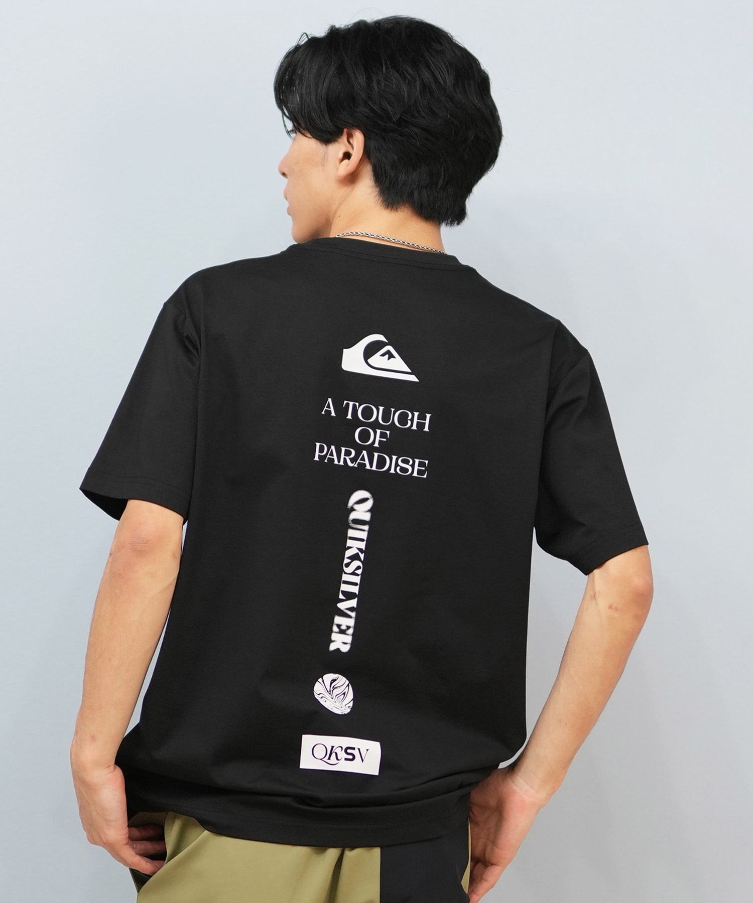 QUIKSILVER クイックシルバー 水着 ラッシュガード 半袖 Tシャツ