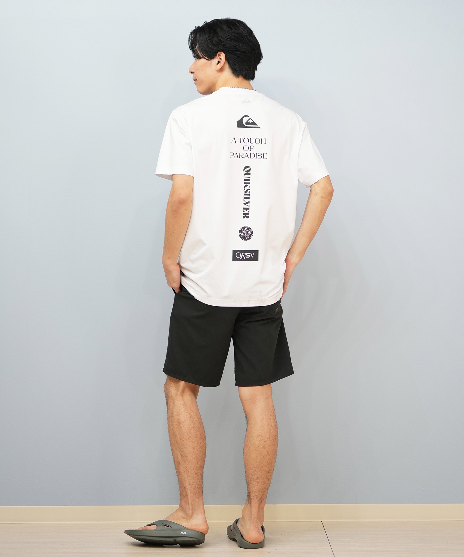クイックシルバー Quiksilver 半袖ラッシュガード/Tシャツ XL QUIKSILVER クイックシルバー ラッシュガード メンズ 半袖 T