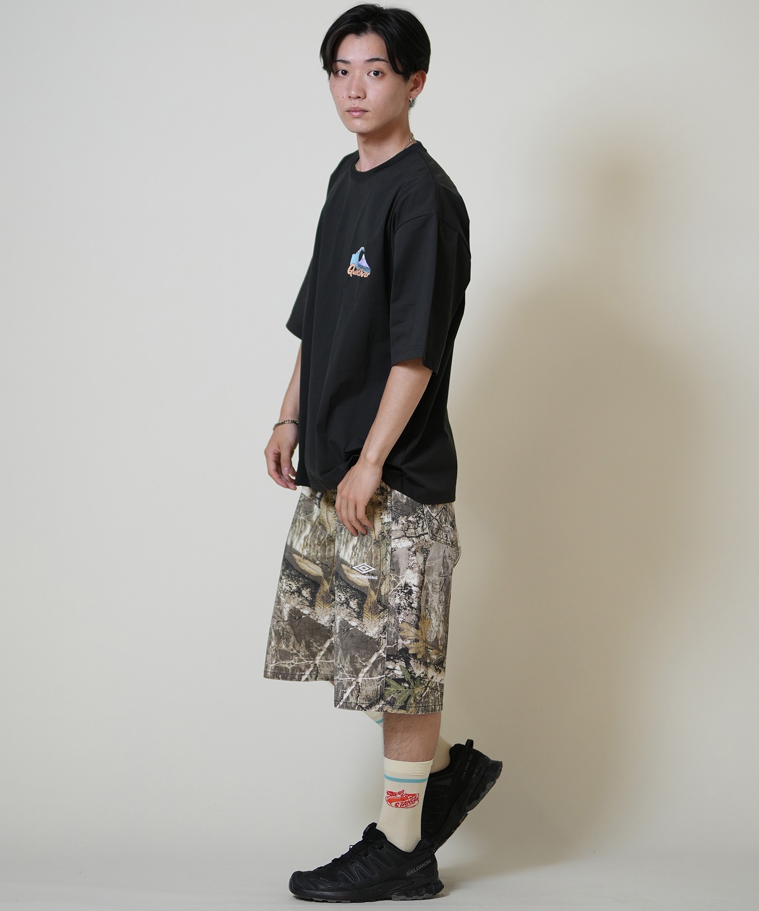 Quiksilver クイックシルバー 水着 ラッシュガード 半袖 Tシャツ