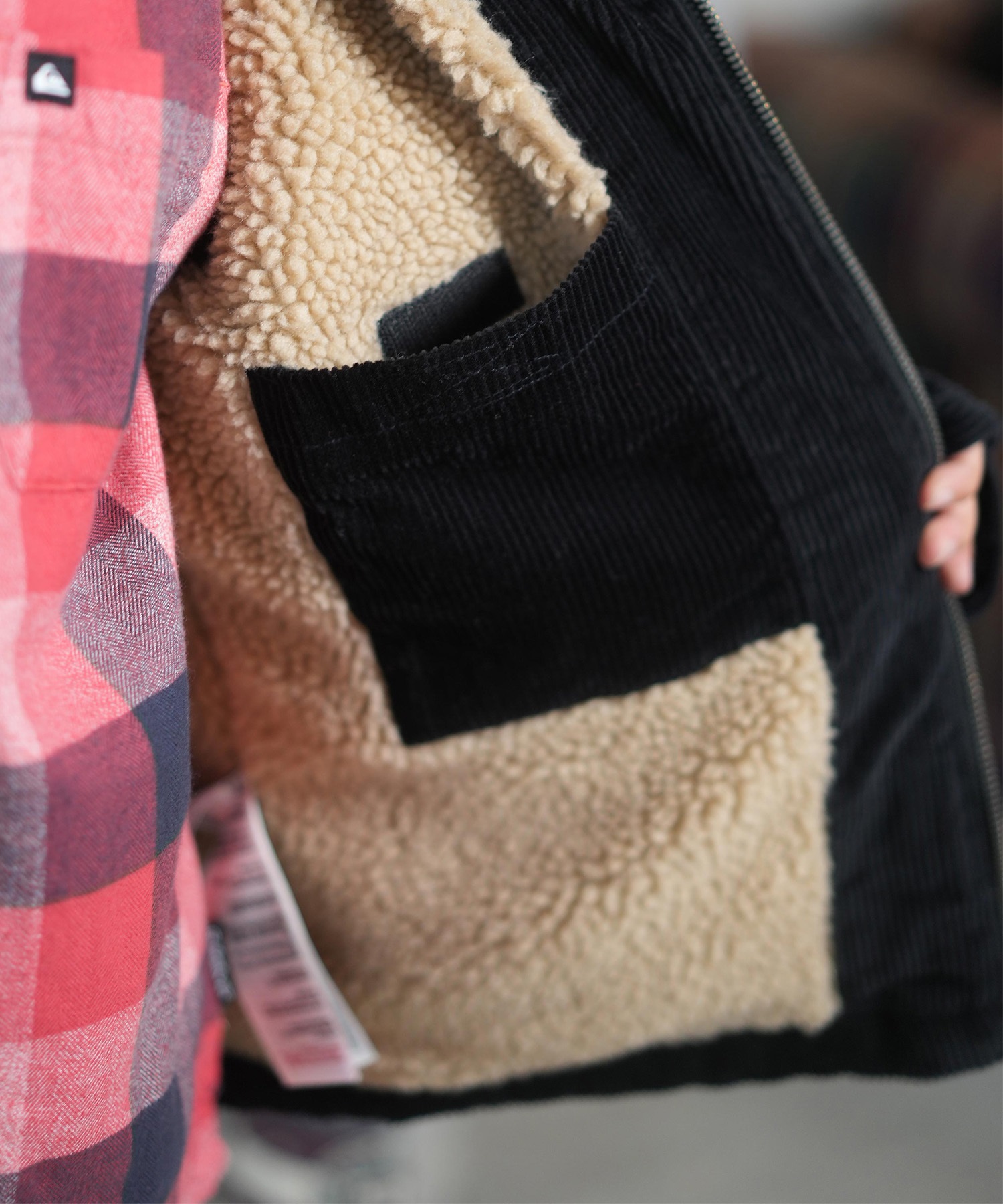 QUIKSILVER クイックシルバー アウター キッズ ジュニア 子供 ボア