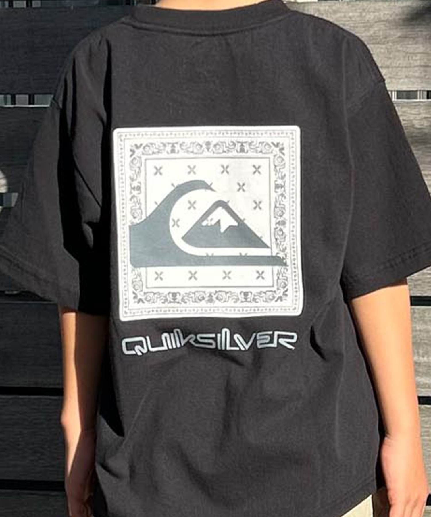 クイックシルバー　ジャーセミ QUIKSILVER クイックシルバー キッズ 半袖 Tシャツ バック