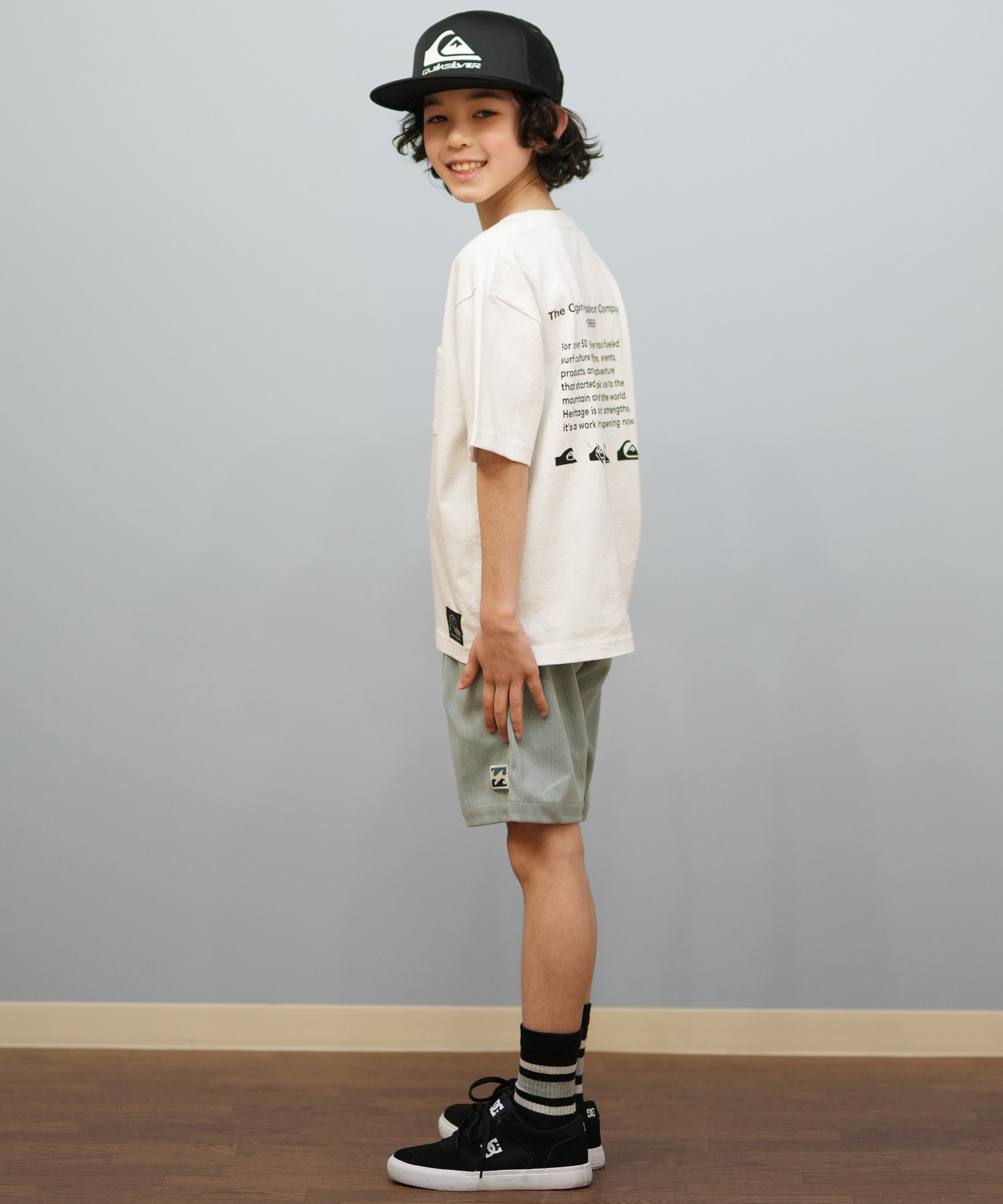 QUIKSILVER クイックシルバー 半袖 Tシャツ キッズ ジュニア 子供