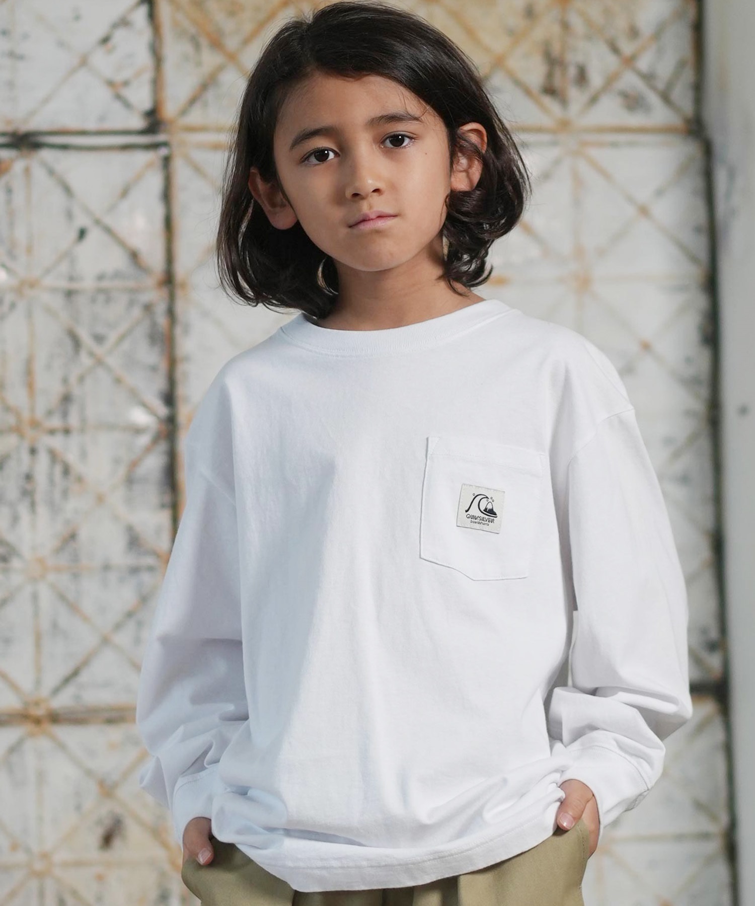 QUIKSILVER クイックシルバー 長袖 Tシャツ ロンT キッズ ジュニア