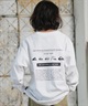 QUIKSILVER クイックシルバー 長袖 Tシャツ ロンT キッズ ジュニア 子供 バックプリント ロゴ BW HISTORY POCKET LT YOUTH KLT254001(BLK-130cm)