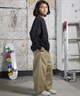 QUIKSILVER クイックシルバー 長袖 Tシャツ ロンT キッズ ジュニア 子供 バックプリント ロゴ BW HISTORY POCKET LT YOUTH KLT254001(BLK-130cm)